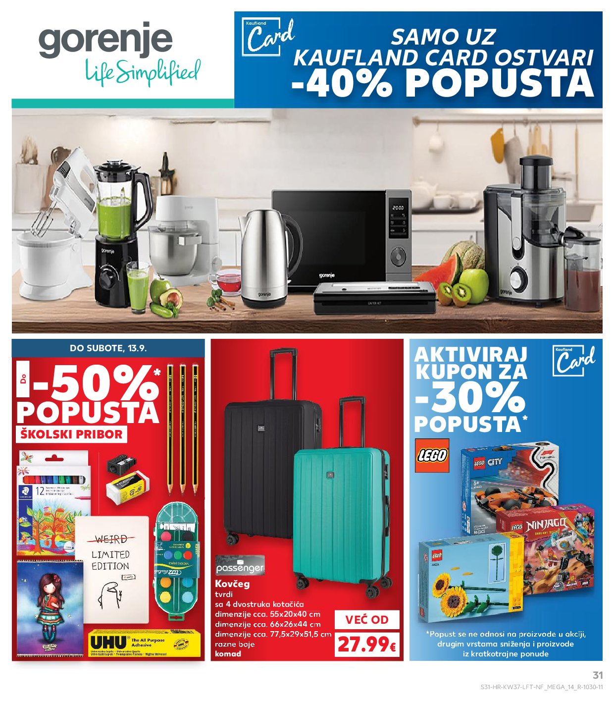 kaufland - Prelistajte katalog Kaufland, vrijedi od 10.09. do 16.09. - page: 31 kaufland - Prelistajte katalog Kaufland, vrijedi od 10.09. do 16.09. - page: 31