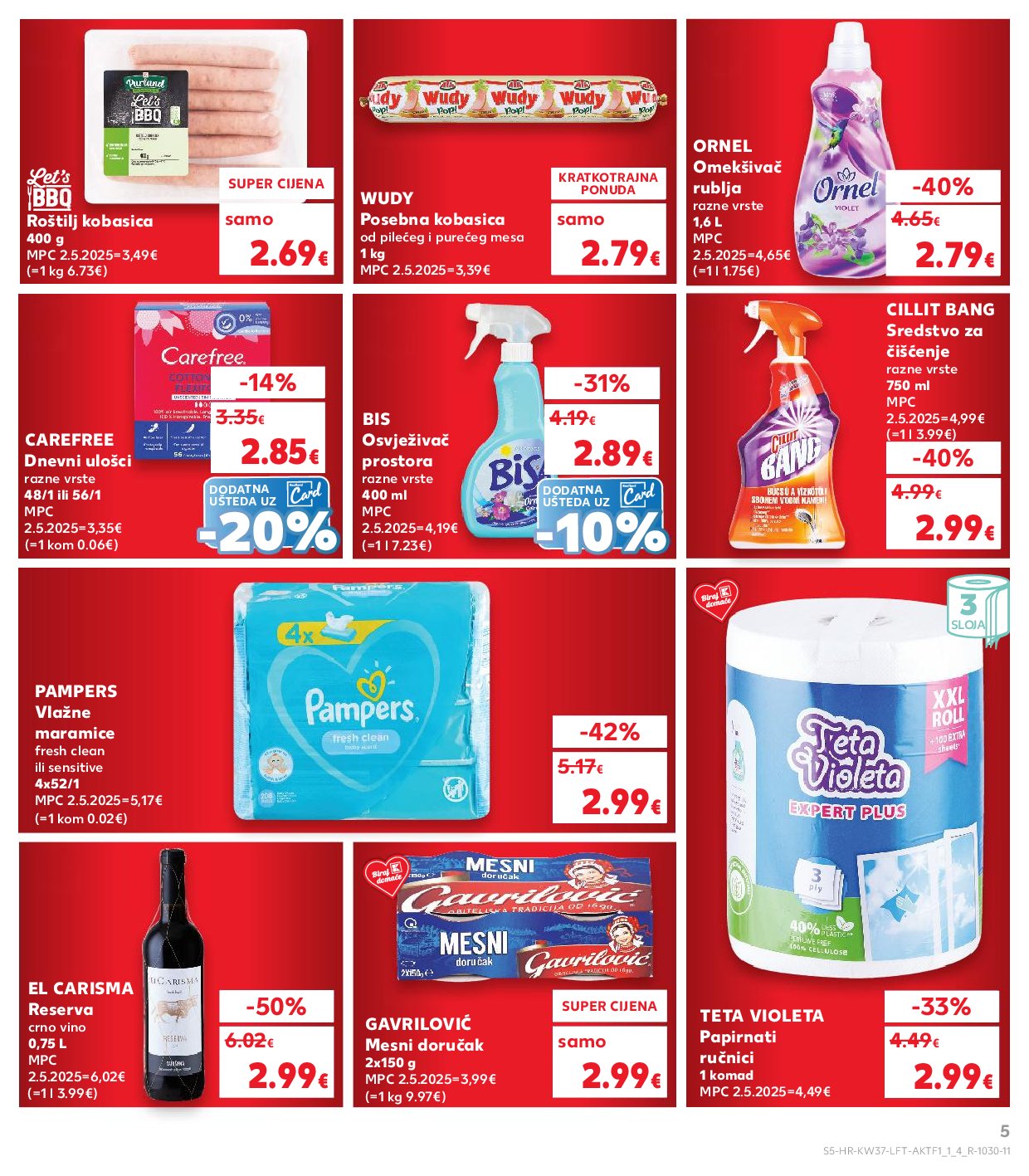 kaufland - Prelistajte katalog Kaufland, vrijedi od 10.09. do 16.09. - page: 5 kaufland - Prelistajte katalog Kaufland, vrijedi od 10.09. do 16.09. - page: 5