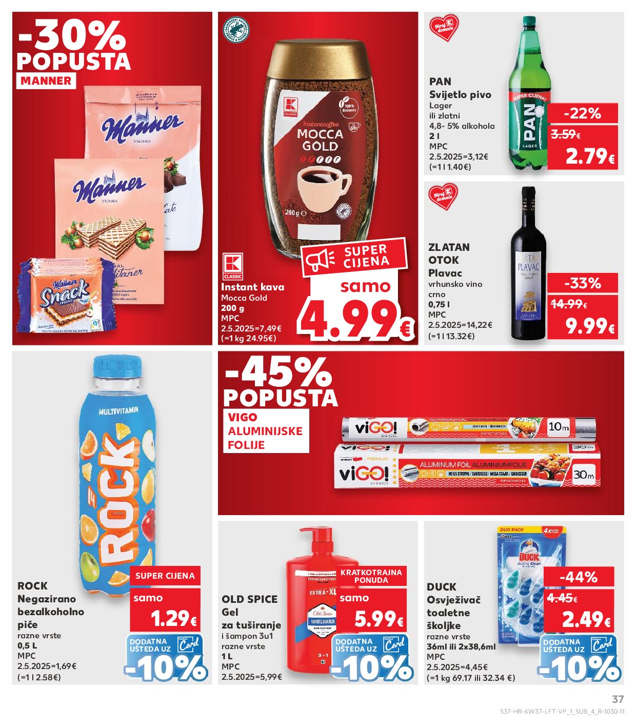 kaufland - Prelistajte katalog Kaufland, vrijedi od 10.09. do 16.09. - page: 37 kaufland - Prelistajte katalog Kaufland, vrijedi od 10.09. do 16.09. - page: 37