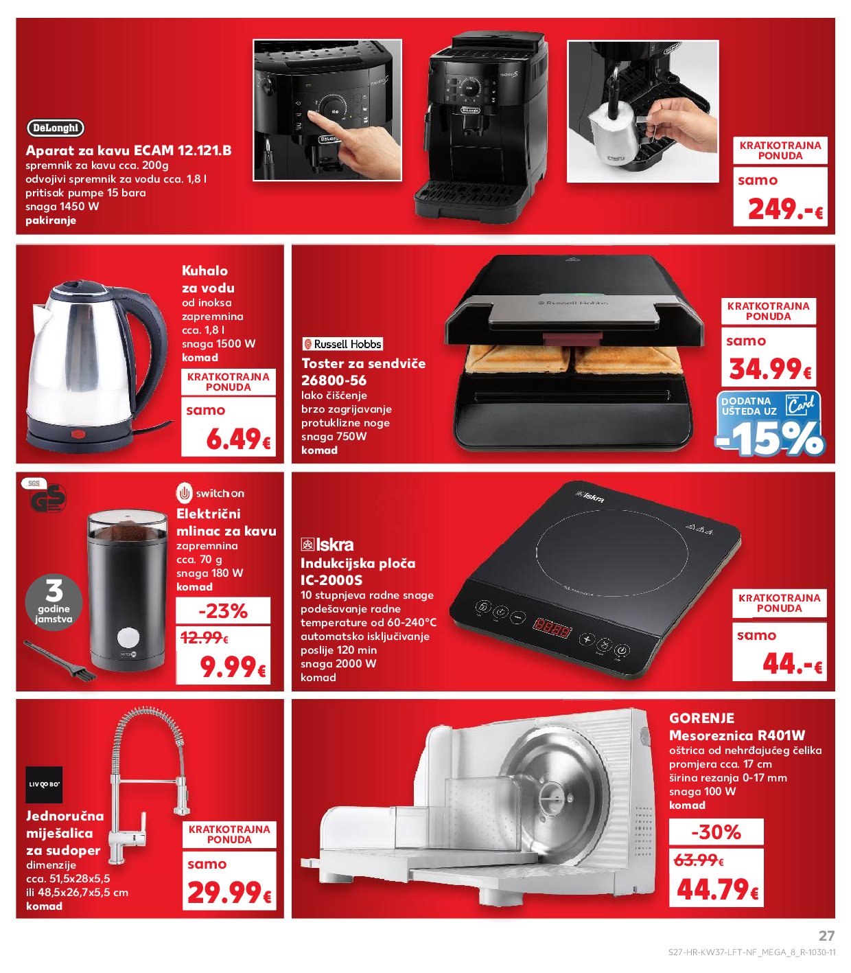 kaufland - Prelistajte katalog Kaufland, vrijedi od 10.09. do 16.09. - page: 27 kaufland - Prelistajte katalog Kaufland, vrijedi od 10.09. do 16.09. - page: 27