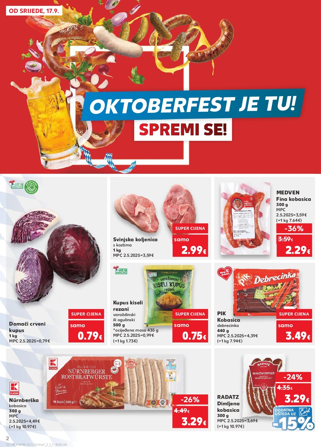 kaufland - Prelistajte katalog Kaufland - Želiš još bogatiju ponudu, vrijedi od 17.09. do 23.09. - page: 2