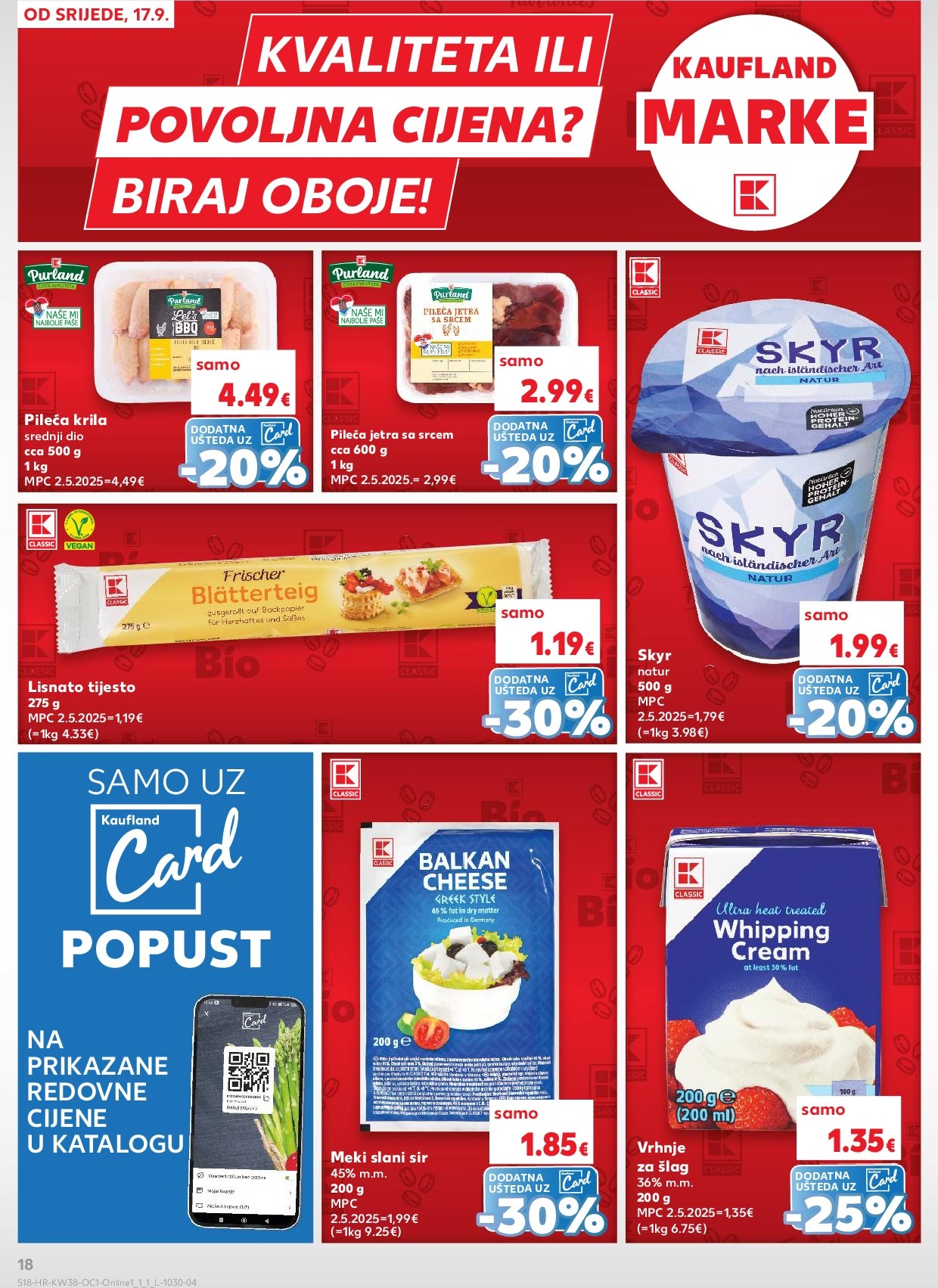 kaufland - Prelistajte katalog Kaufland - Želiš još bogatiju ponudu, vrijedi od 17.09. do 23.09. - page: 18