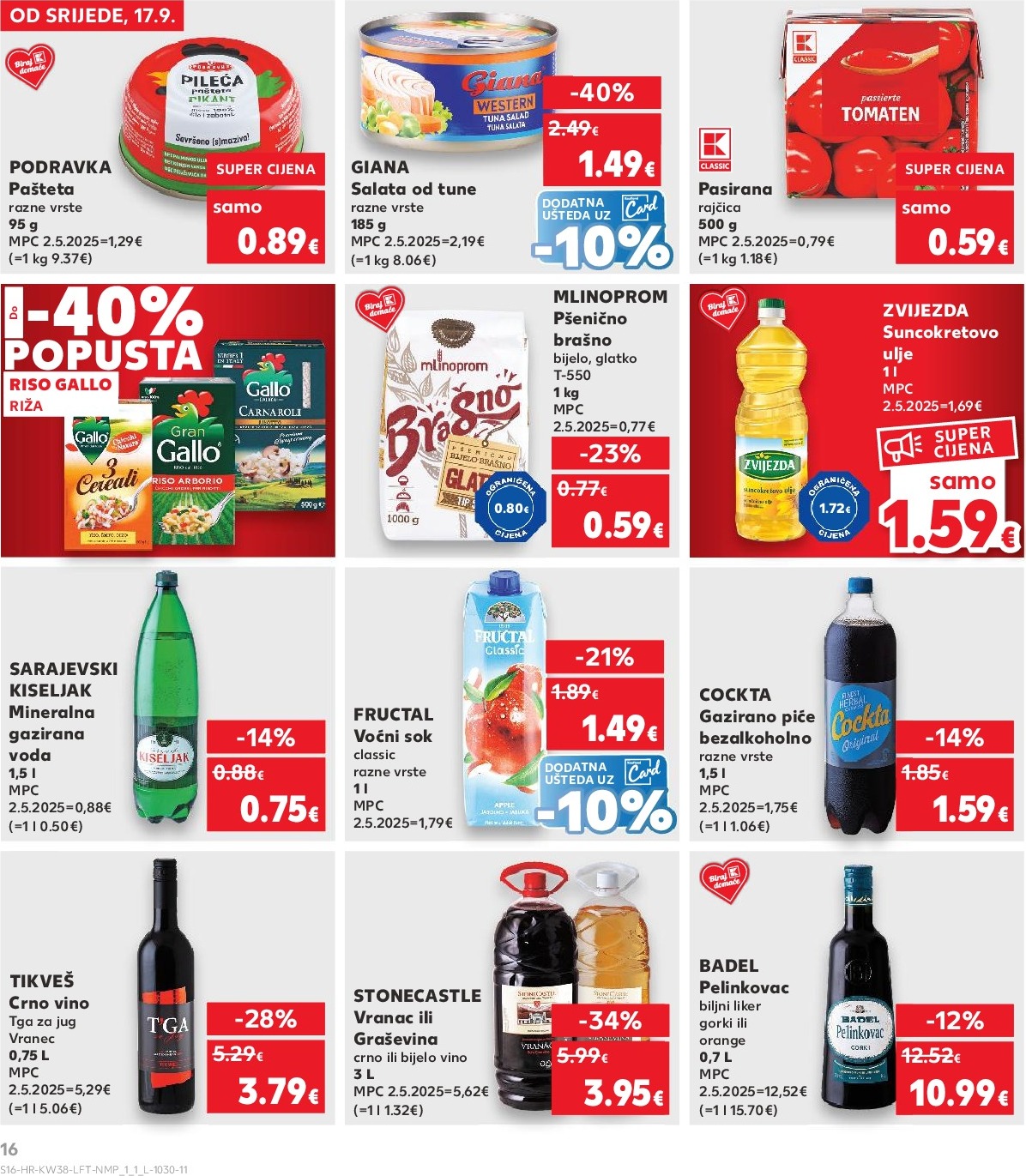 kaufland - Prelistajte katalog Kaufland, vrijedi od 17.09. do 23.09. - page: 16