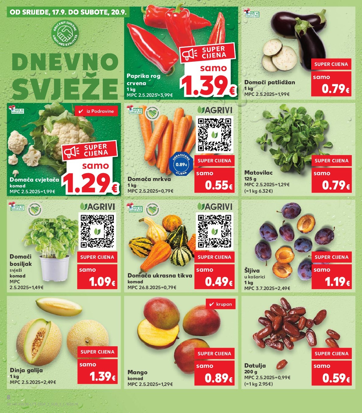 kaufland - Prelistajte katalog Kaufland, vrijedi od 17.09. do 23.09. - page: 8
