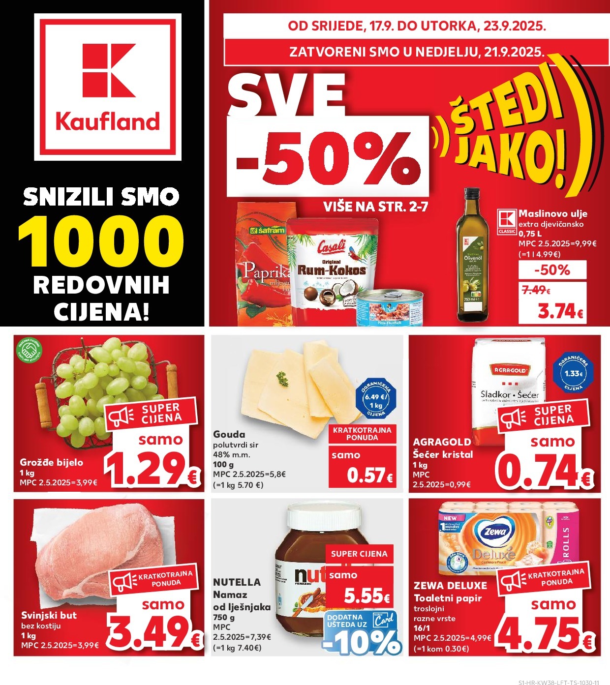 kaufland - Prelistajte katalog Kaufland, vrijedi od 17.09. do 23.09.
