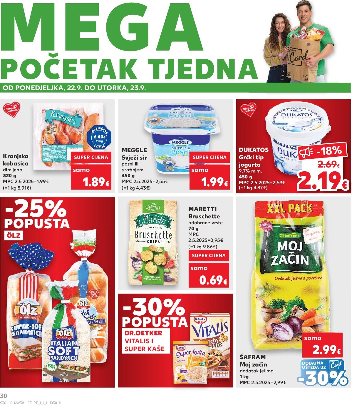 kaufland - Prelistajte katalog Kaufland, vrijedi od 17.09. do 23.09. - page: 30