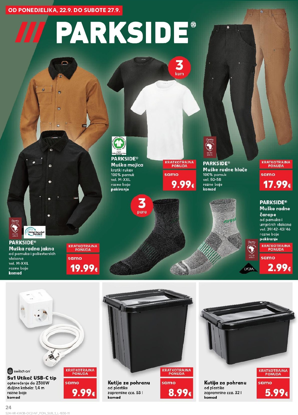 kaufland - Prelistajte katalog Kaufland - Neprehrambenih proizvoda, vrijedi od 17.09. do 23.09. - page: 24