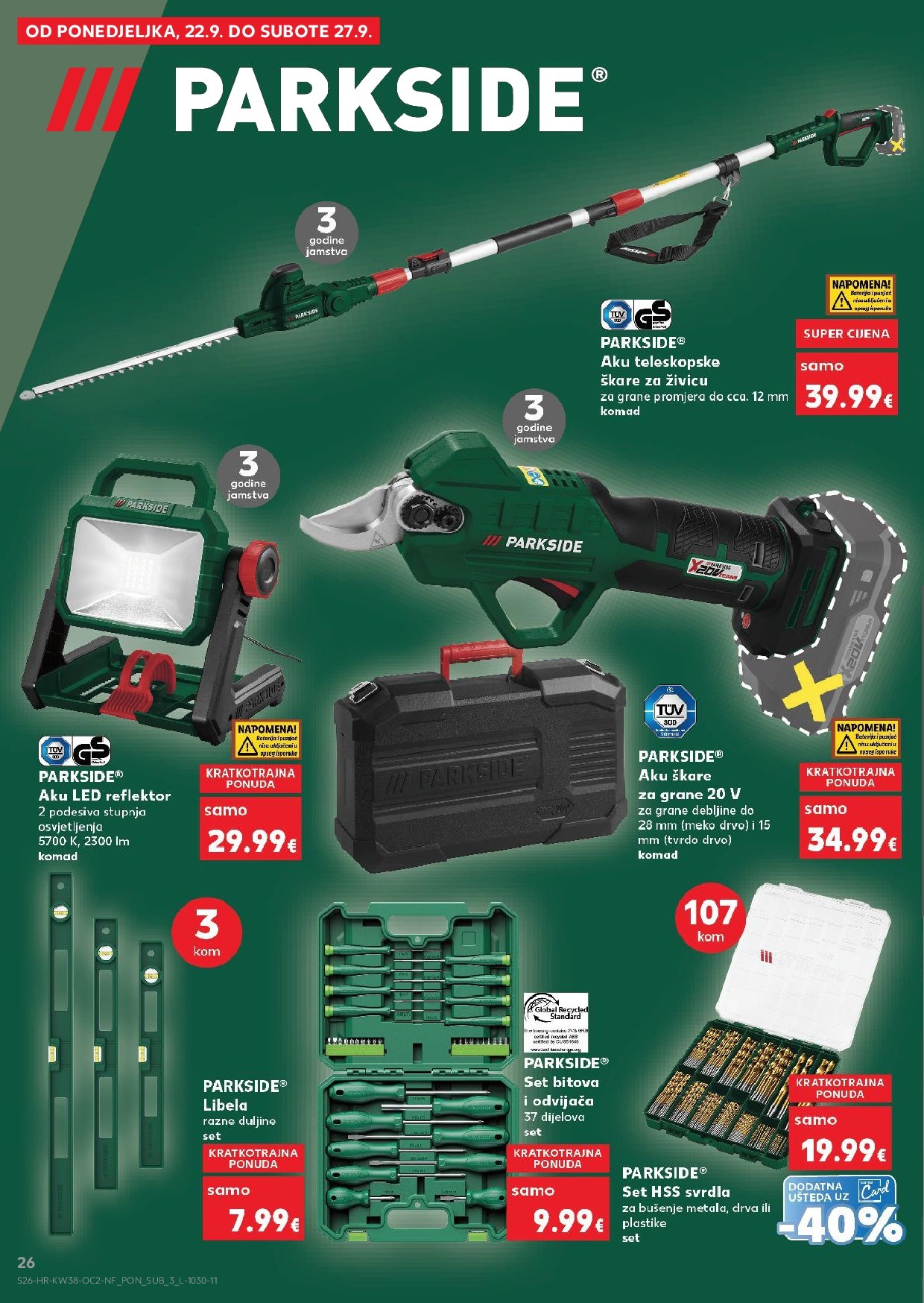 kaufland - Prelistajte katalog Kaufland - Neprehrambenih proizvoda, vrijedi od 17.09. do 23.09. - page: 26