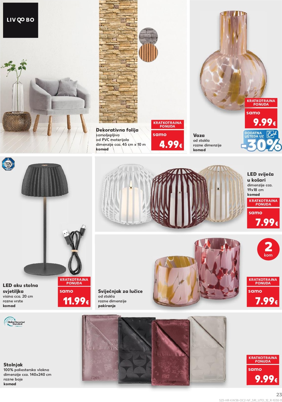 kaufland - Prelistajte katalog Kaufland - Neprehrambenih proizvoda, vrijedi od 17.09. do 23.09. - page: 23