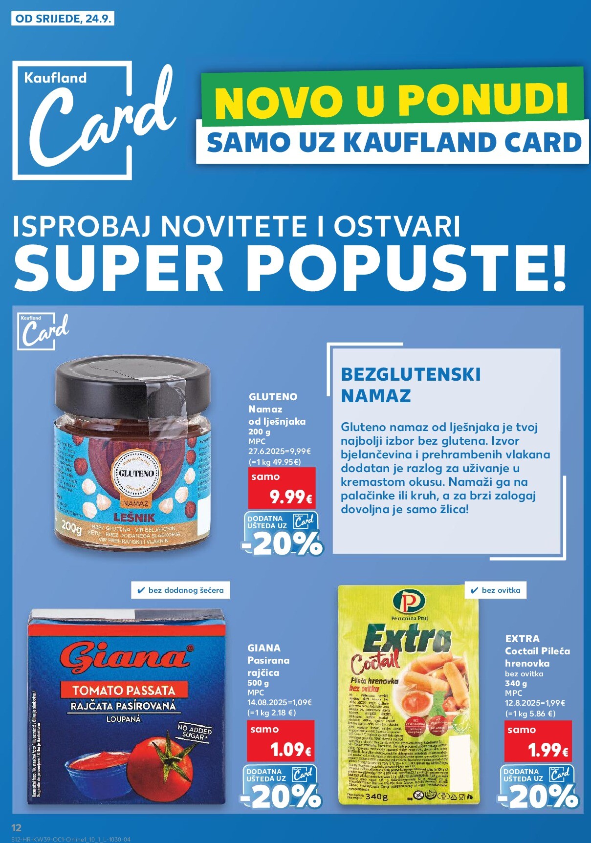 kaufland - Prelistajte katalog Kaufland - Želiš još bogatiju ponudu, vrijedi od 24.09. do 30.09. - page: 12