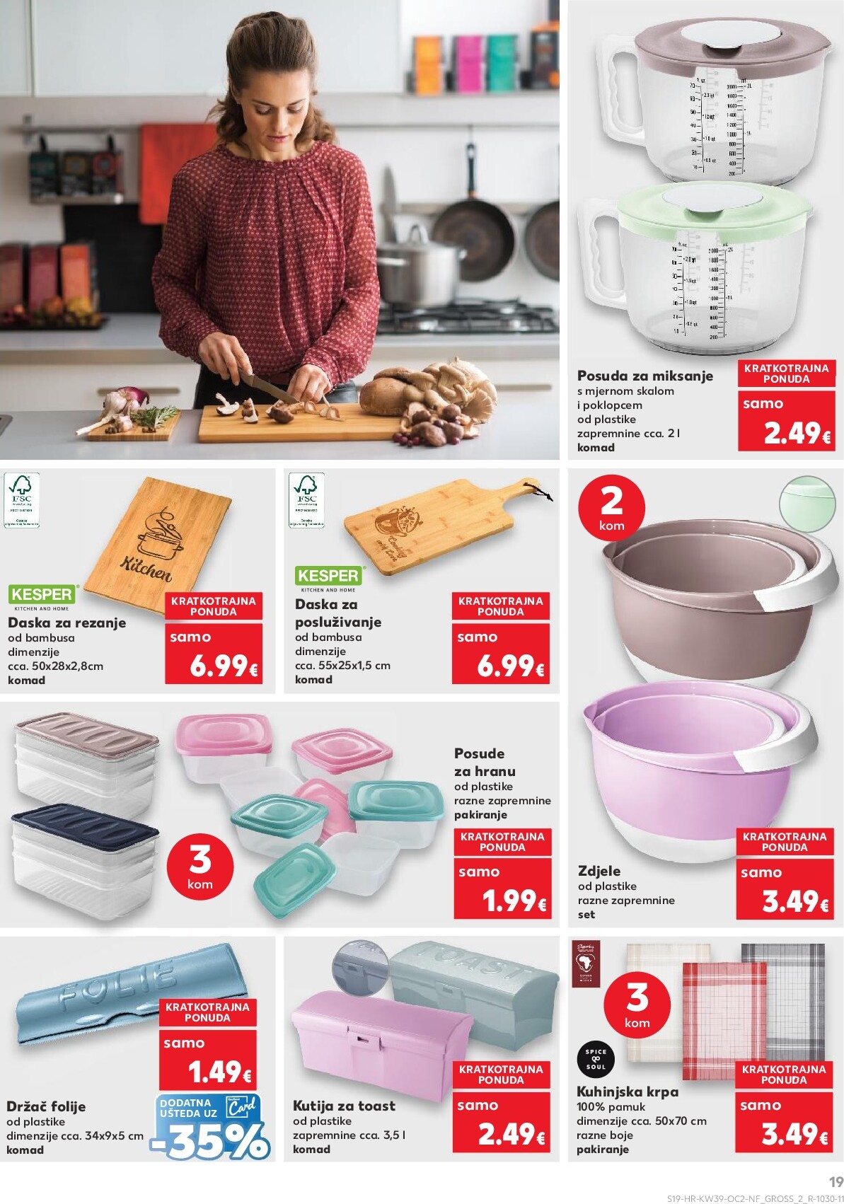 kaufland - Prelistajte katalog Kaufland - Neprehrambenih proizvoda, vrijedi od 24.09. do 30.09. - page: 19
