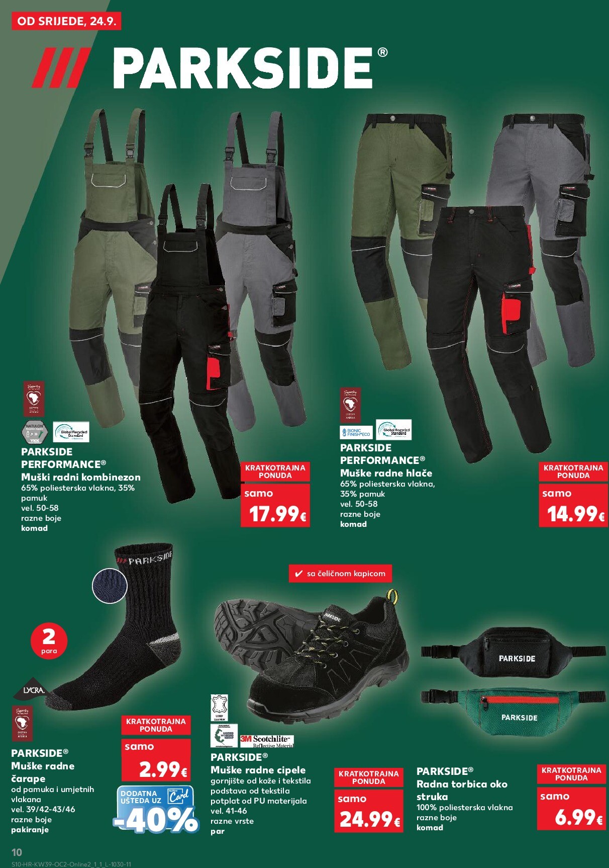 kaufland - Prelistajte katalog Kaufland - Neprehrambenih proizvoda, vrijedi od 24.09. do 30.09. - page: 10