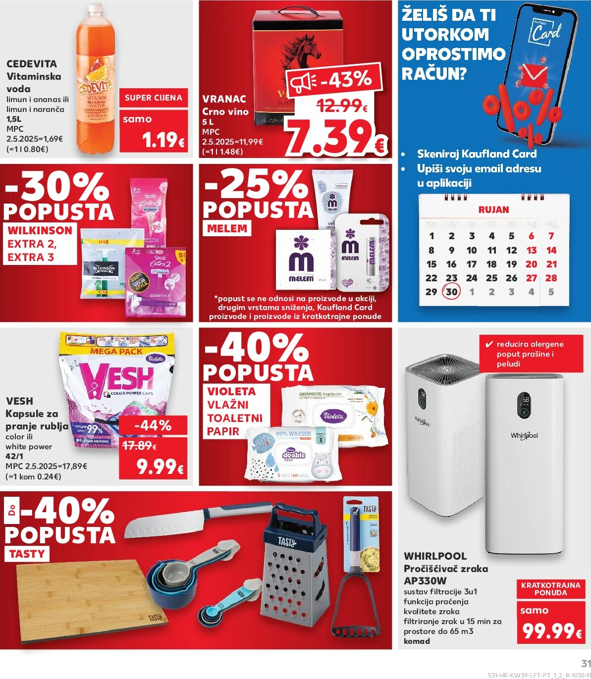 kaufland - Prelistajte katalog Kaufland, vrijedi od 24.09. do 30.09. - page: 31
