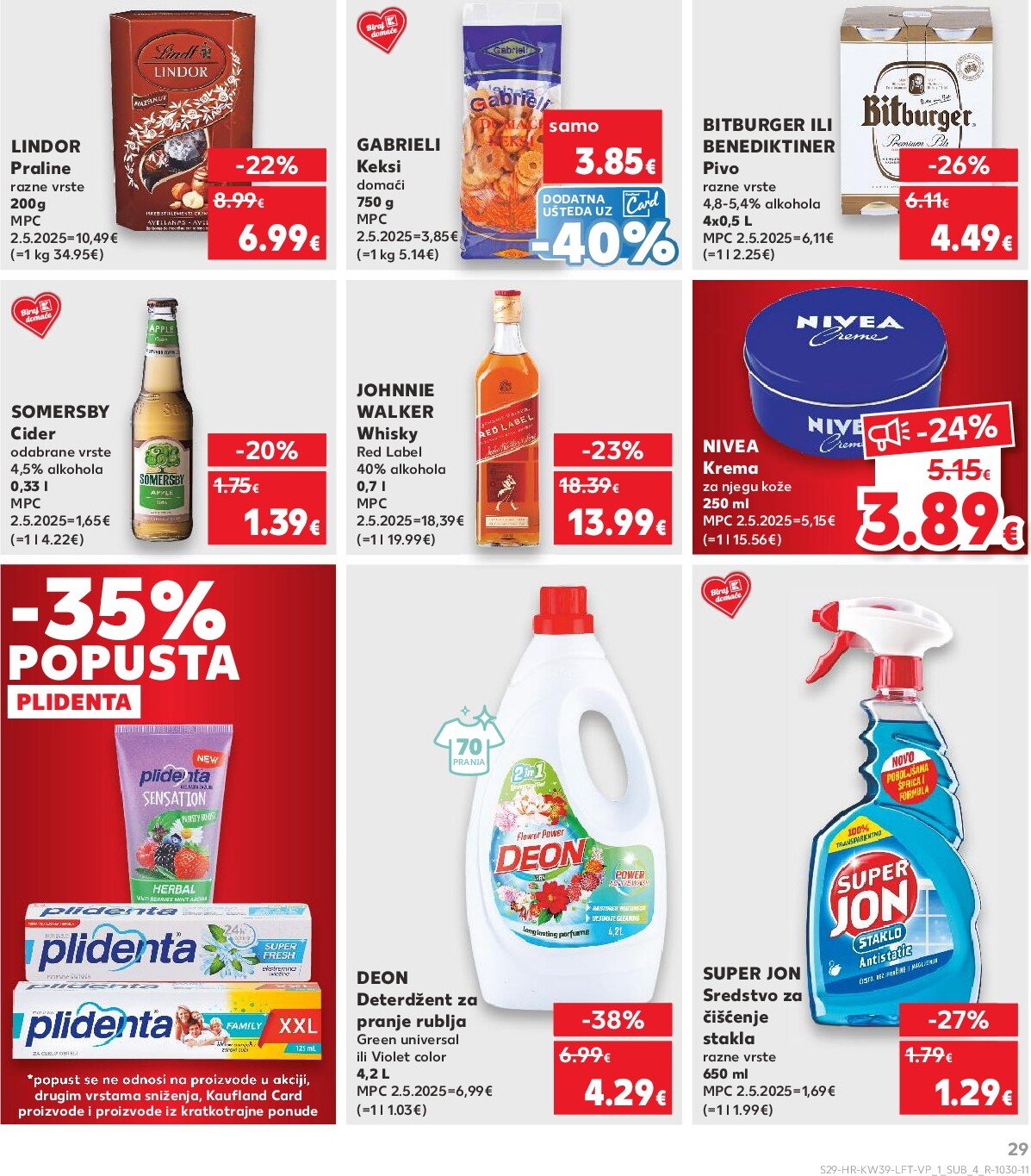 kaufland - Prelistajte katalog Kaufland, vrijedi od 24.09. do 30.09. - page: 29