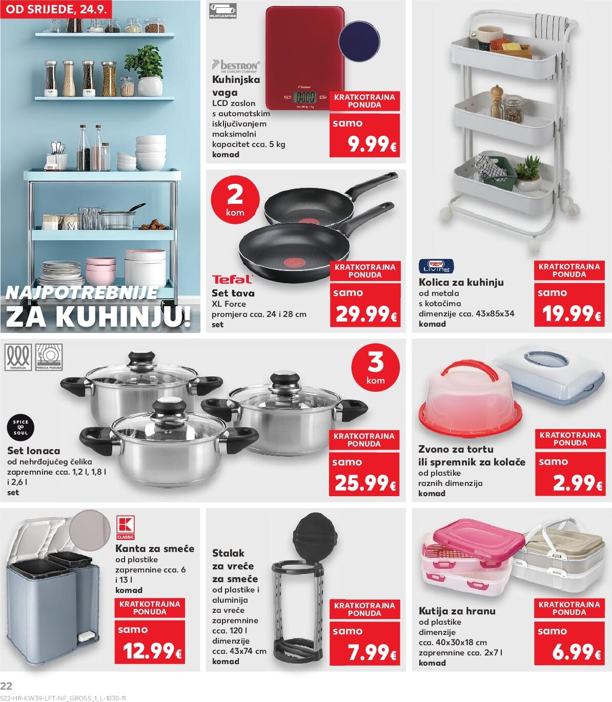kaufland - Prelistajte katalog Kaufland, vrijedi od 24.09. do 30.09. - page: 22