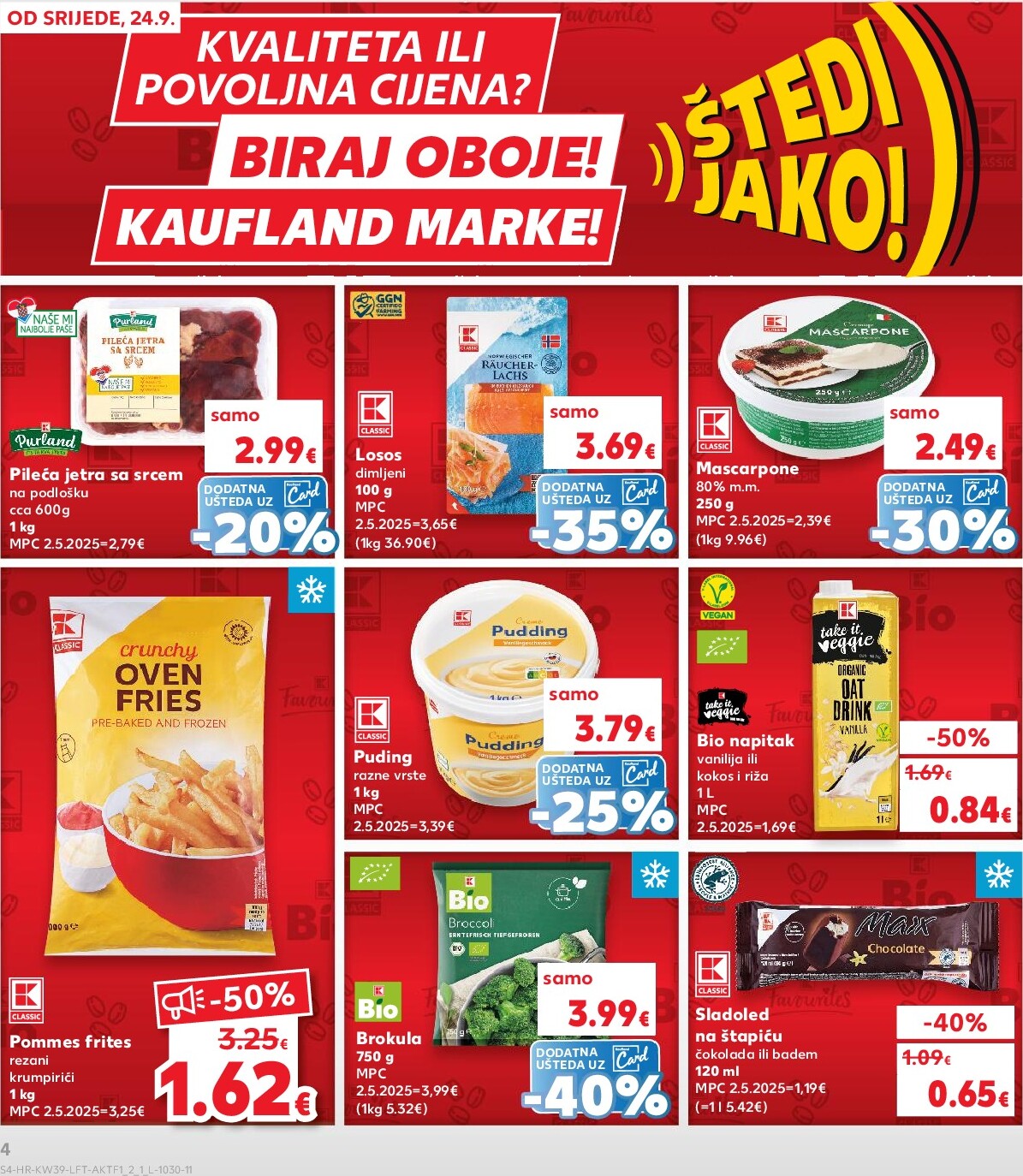 kaufland - Prelistajte katalog Kaufland, vrijedi od 24.09. do 30.09. - page: 4