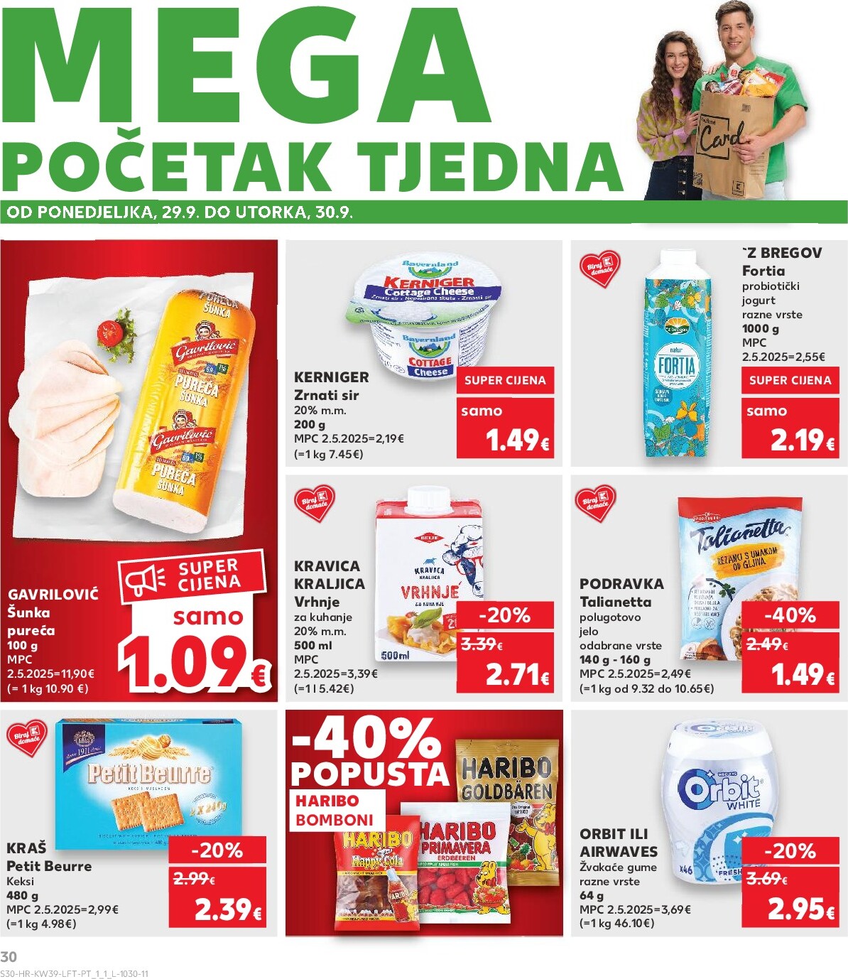 kaufland - Prelistajte katalog Kaufland, vrijedi od 24.09. do 30.09. - page: 30