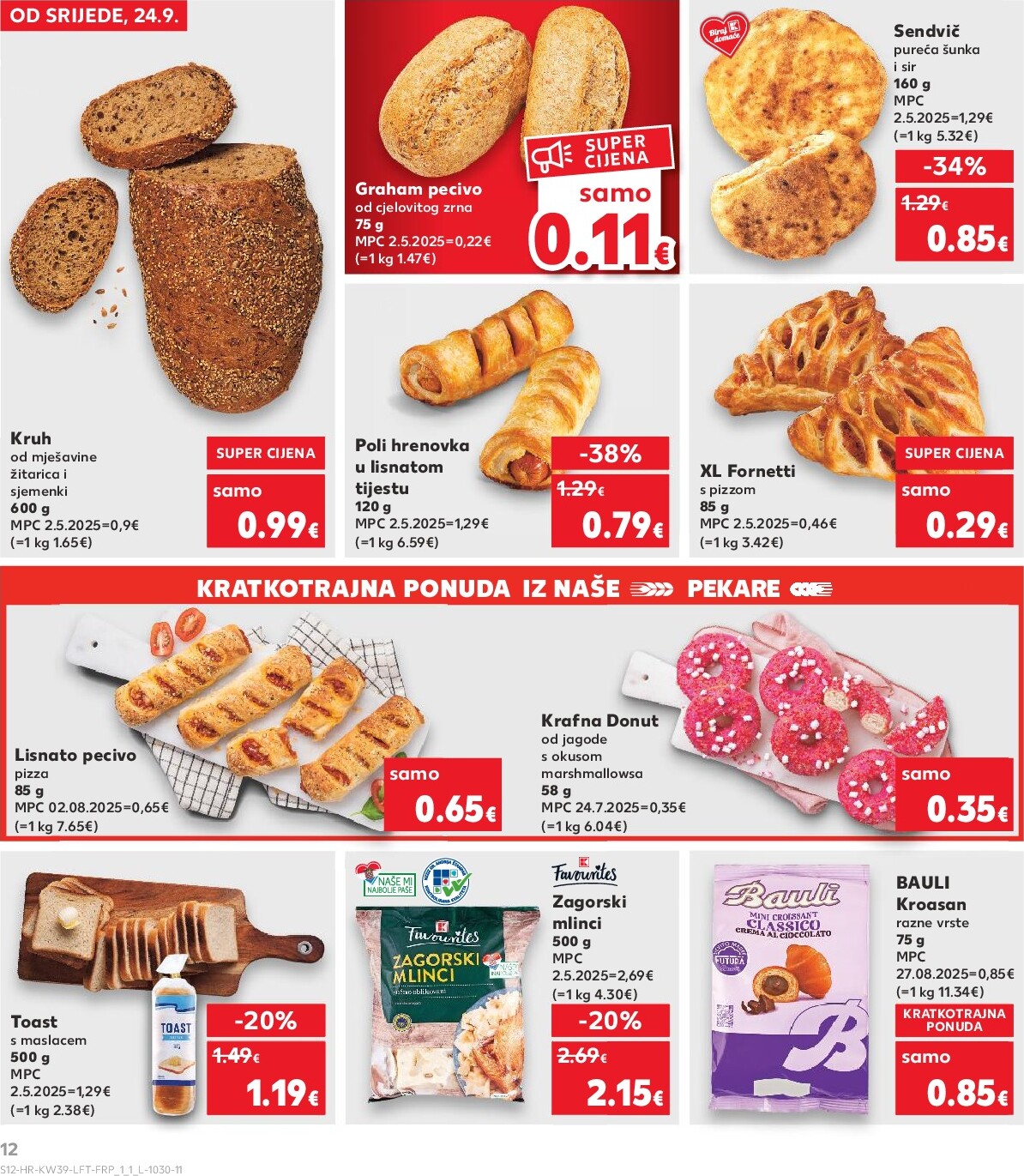 kaufland - Prelistajte katalog Kaufland, vrijedi od 24.09. do 30.09. - page: 12