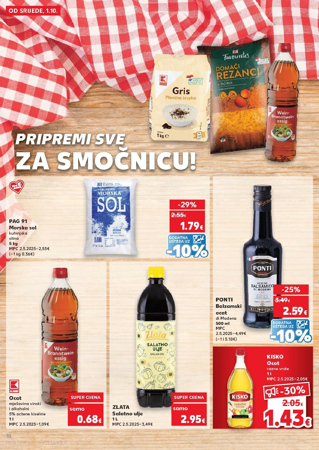 kaufland - Prelistajte katalog Kaufland - Želiš još bogatiju ponudu, vrijedi od 01.10. do 07.10. - page: 10