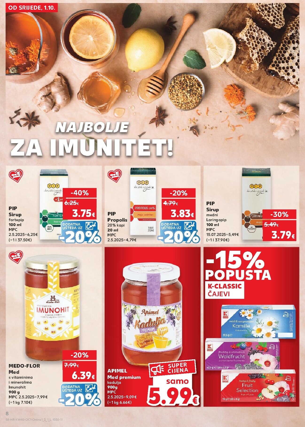 kaufland - Prelistajte katalog Kaufland - Želiš još bogatiju ponudu, vrijedi od 01.10. do 07.10. - page: 8