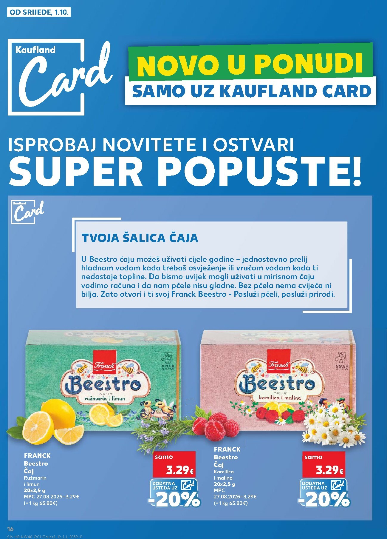 kaufland - Prelistajte katalog Kaufland - Želiš još bogatiju ponudu, vrijedi od 01.10. do 07.10. - page: 16