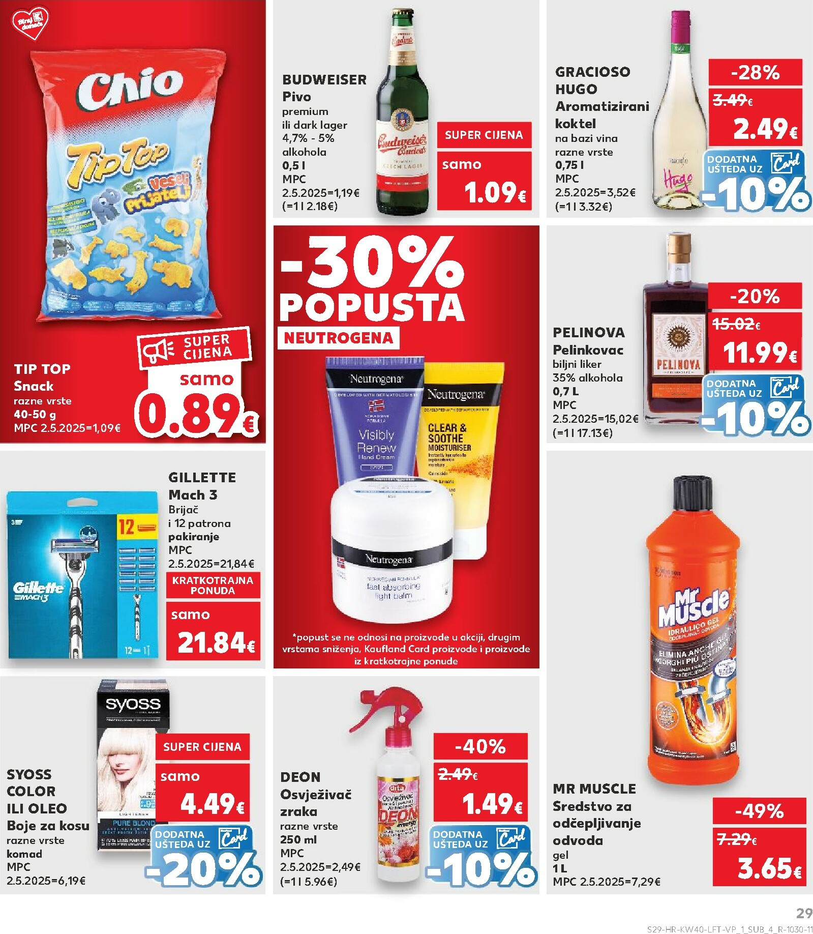 kaufland - Prelistajte katalog Kaufland, vrijedi od 01.10. do 07.10. - page: 29