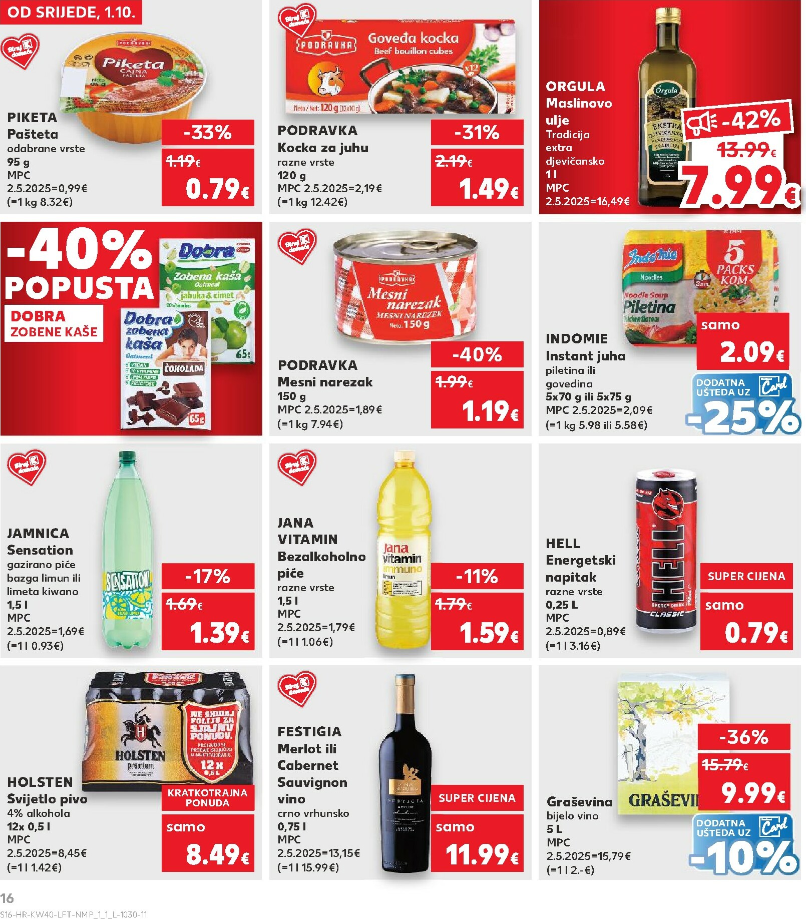 kaufland - Prelistajte katalog Kaufland, vrijedi od 01.10. do 07.10. - page: 16