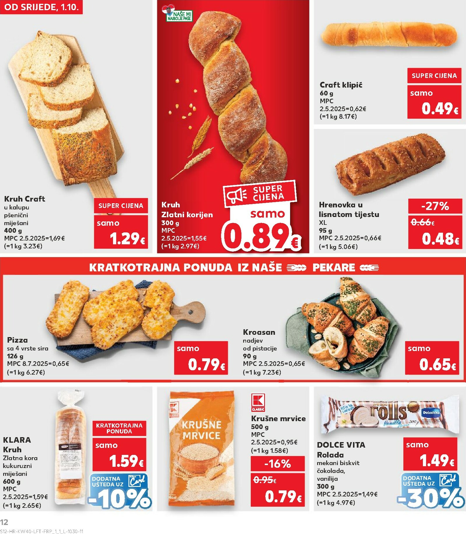kaufland - Prelistajte katalog Kaufland, vrijedi od 01.10. do 07.10. - page: 12