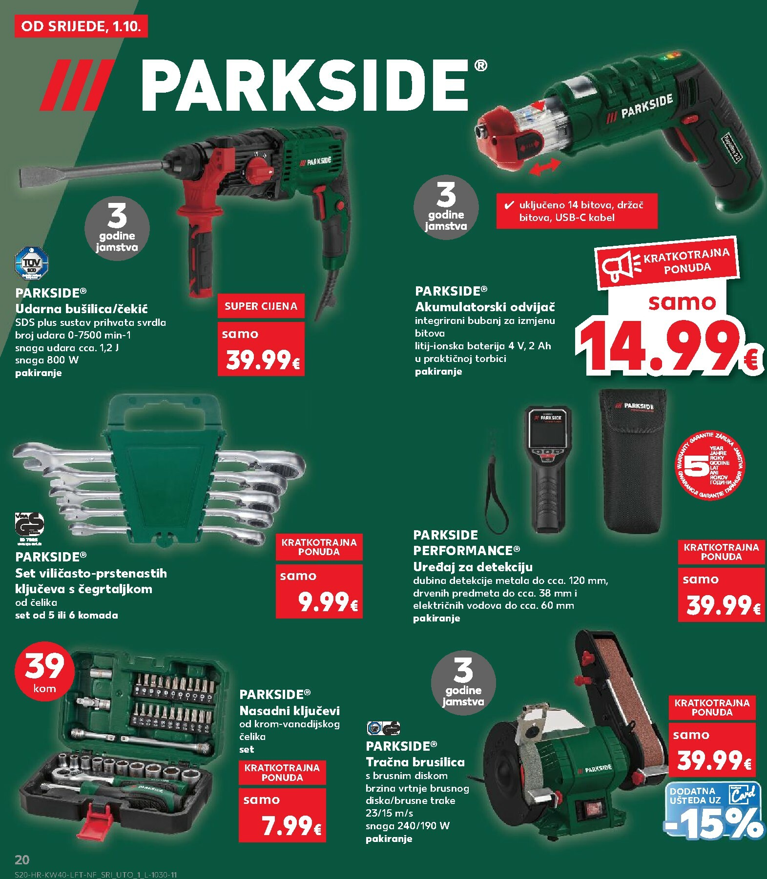 kaufland - Prelistajte katalog Kaufland, vrijedi od 01.10. do 07.10. - page: 20