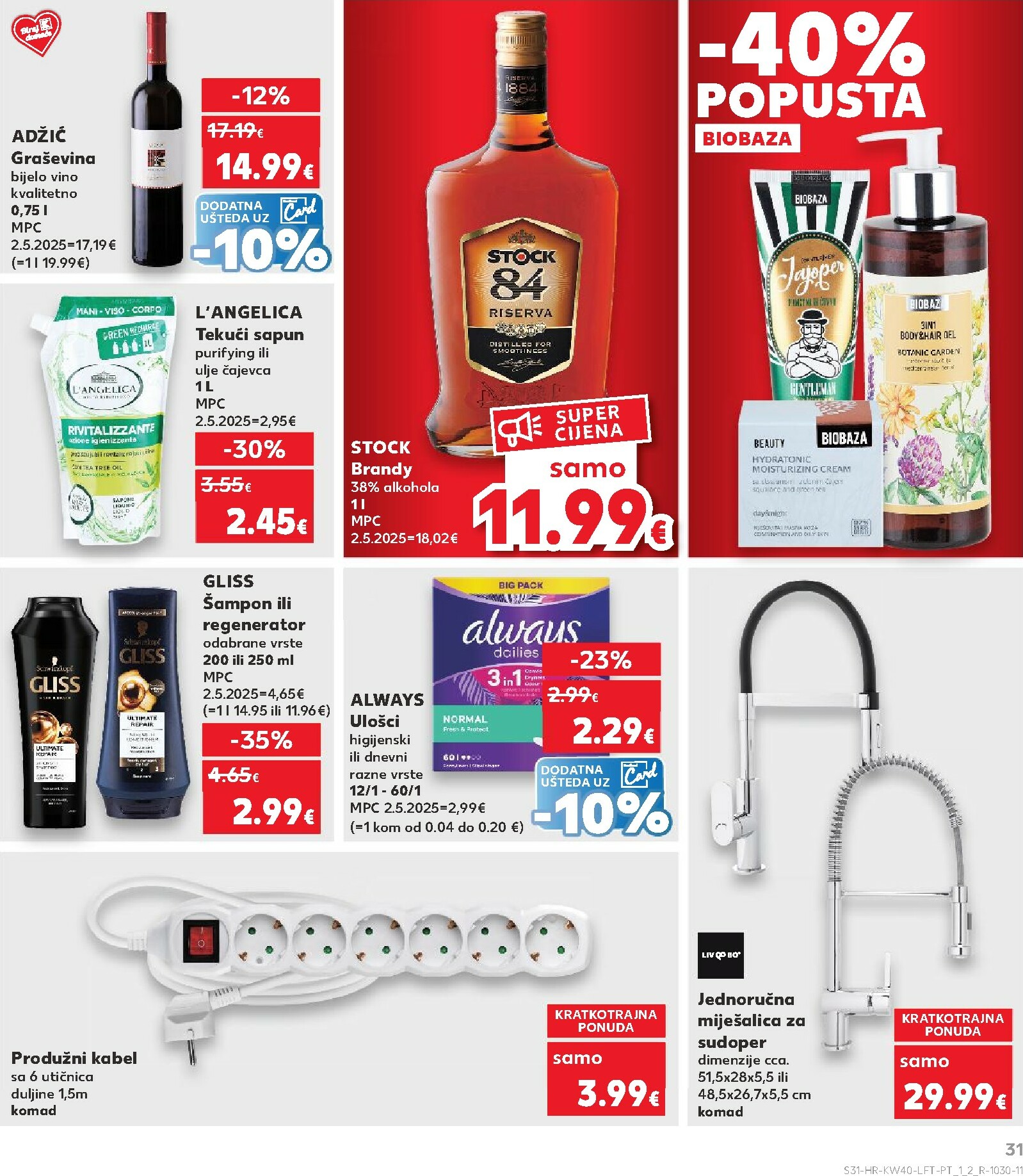 kaufland - Prelistajte katalog Kaufland, vrijedi od 01.10. do 07.10. - page: 31