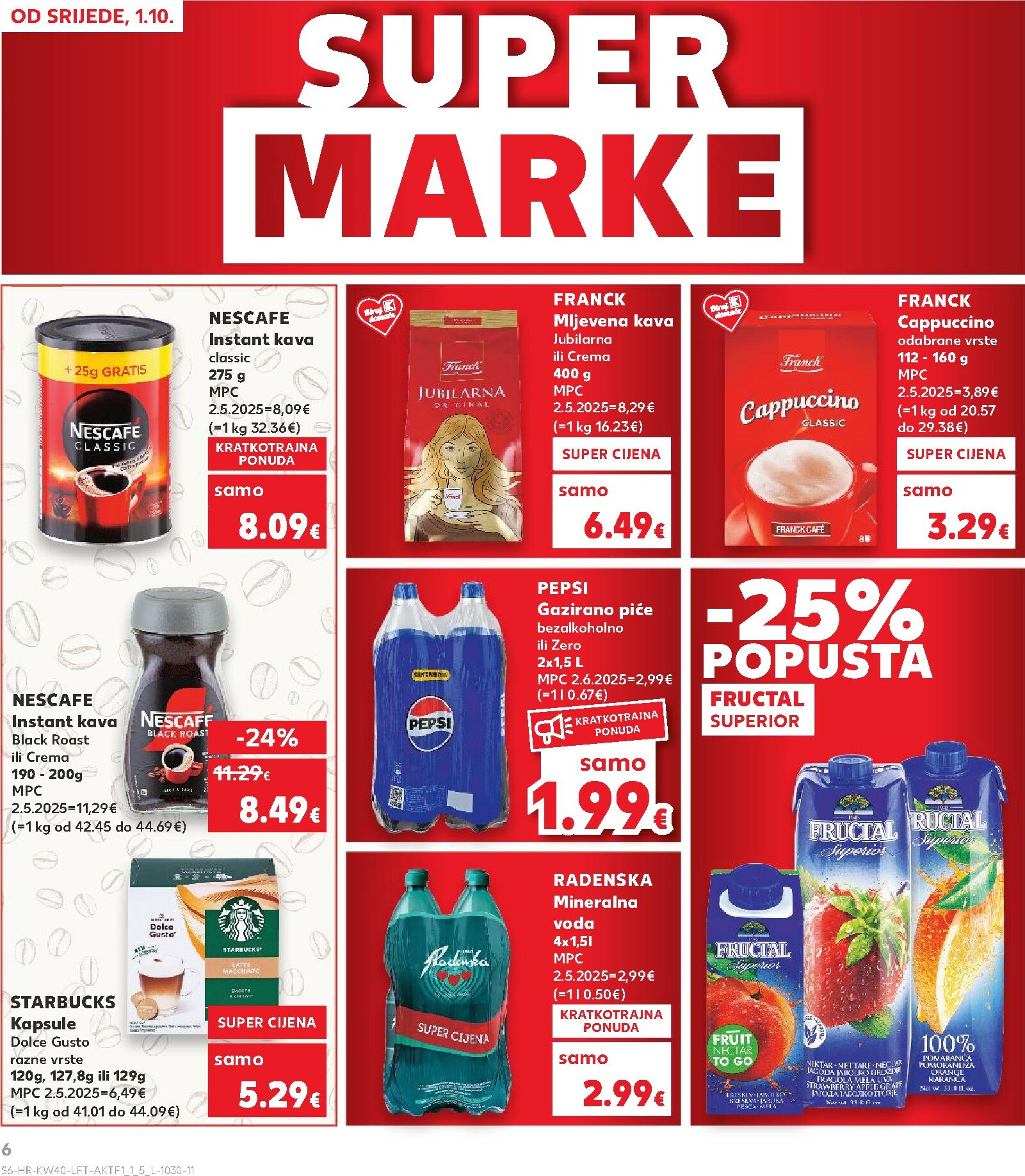 kaufland - Prelistajte katalog Kaufland, vrijedi od 01.10. do 07.10. - page: 6