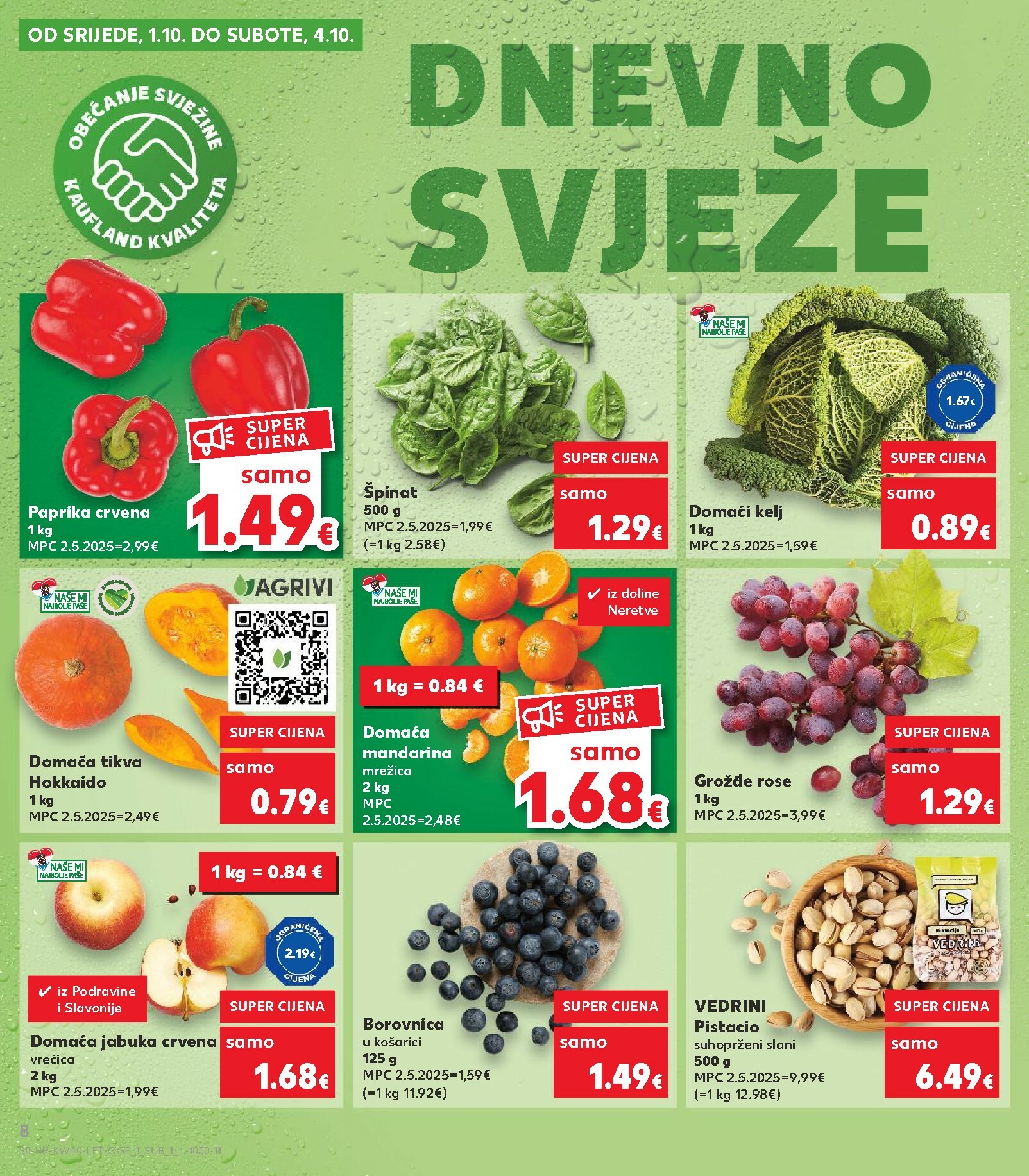 kaufland - Prelistajte katalog Kaufland, vrijedi od 01.10. do 07.10. - page: 8