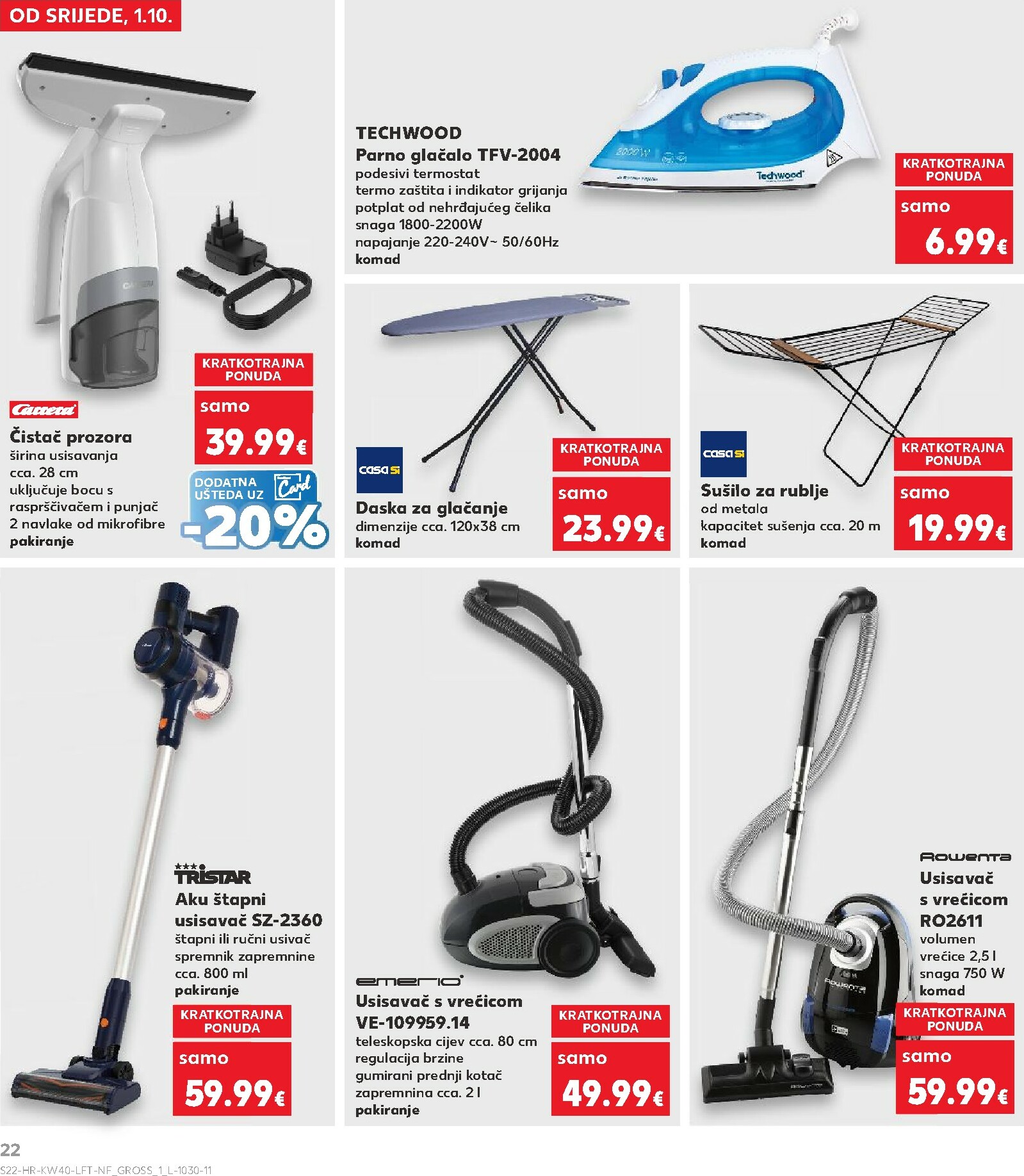 kaufland - Prelistajte katalog Kaufland, vrijedi od 01.10. do 07.10. - page: 22