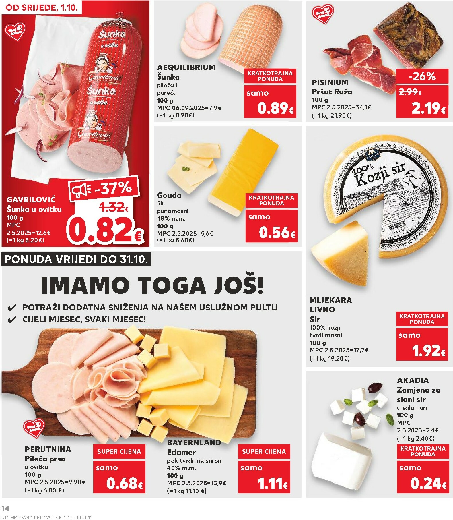 kaufland - Prelistajte katalog Kaufland, vrijedi od 01.10. do 07.10. - page: 14