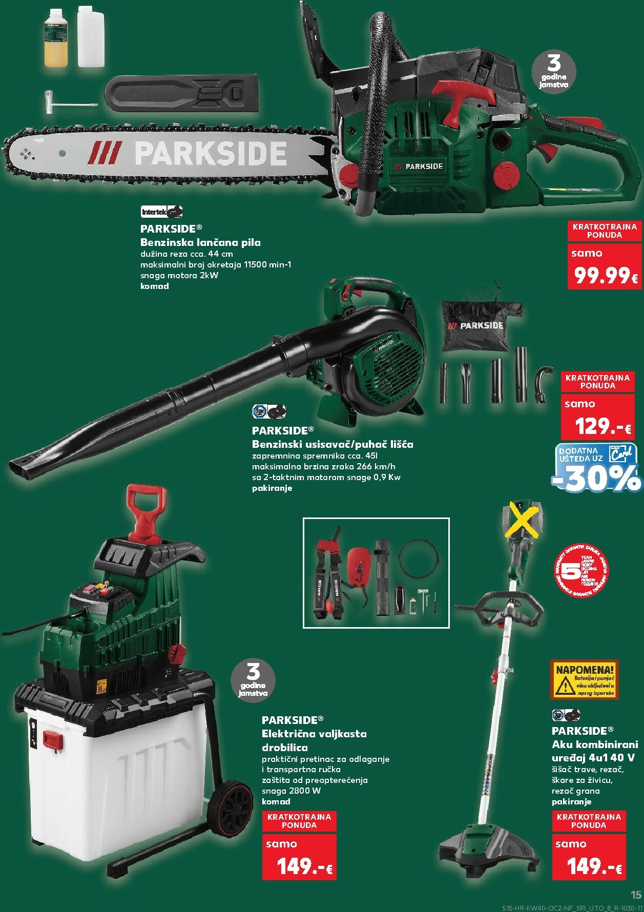 kaufland - Prelistajte katalog Kaufland - Neprehrambenih proizvoda, vrijedi od 01.10. do 07.10. - page: 15