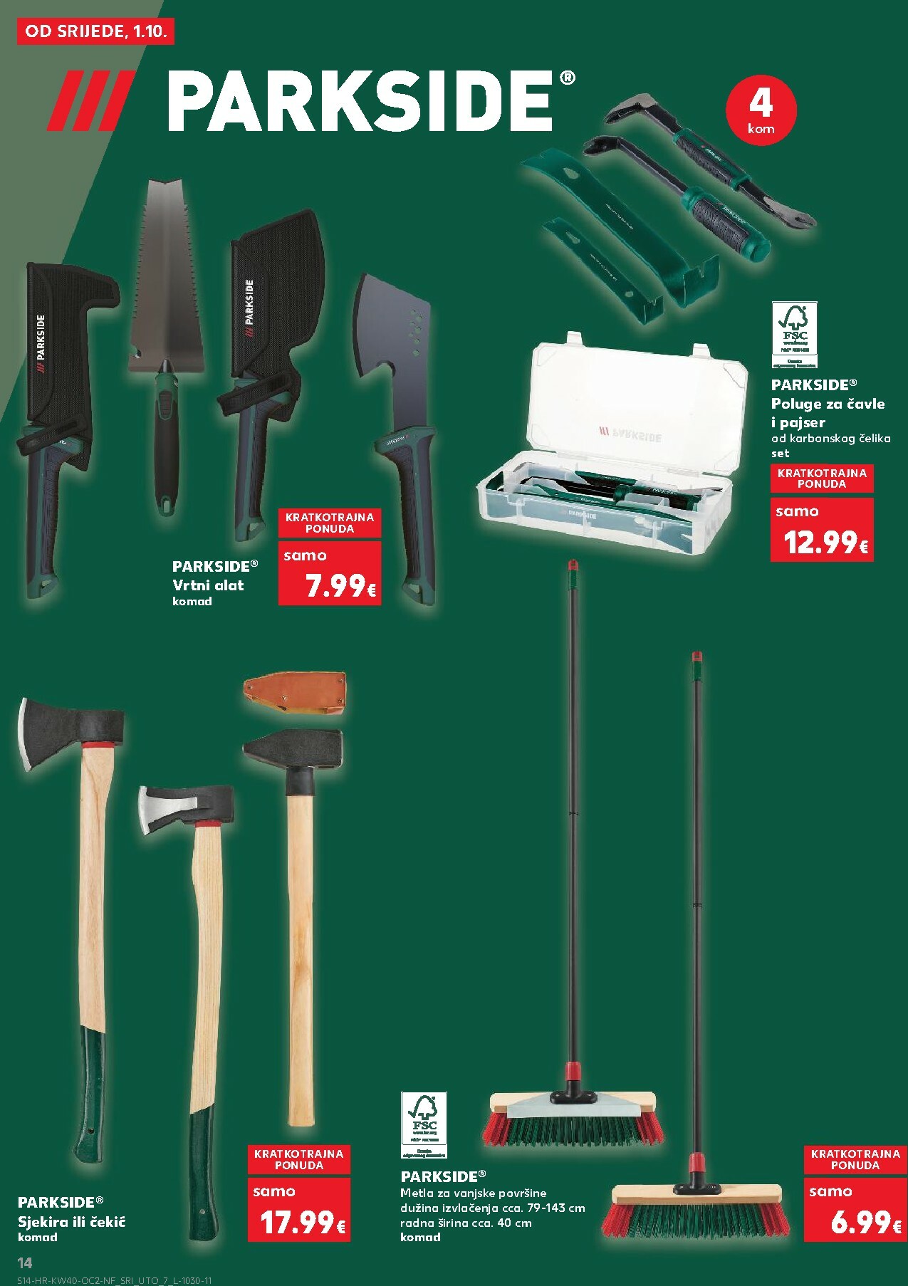 kaufland - Prelistajte katalog Kaufland - Neprehrambenih proizvoda, vrijedi od 01.10. do 07.10. - page: 14