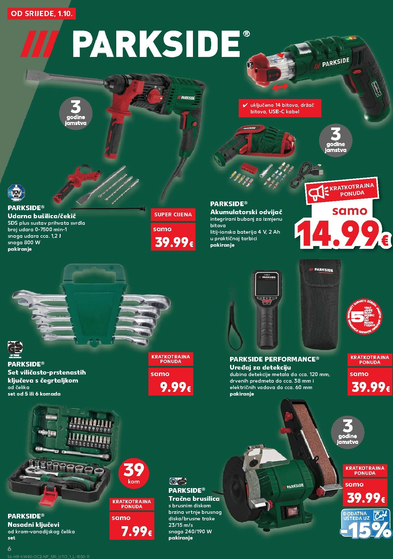 kaufland - Prelistajte katalog Kaufland - Neprehrambenih proizvoda, vrijedi od 01.10. do 07.10. - page: 6
