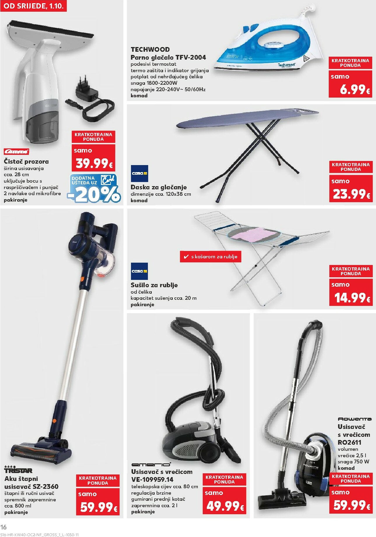 kaufland - Prelistajte katalog Kaufland - Neprehrambenih proizvoda, vrijedi od 01.10. do 07.10. - page: 16