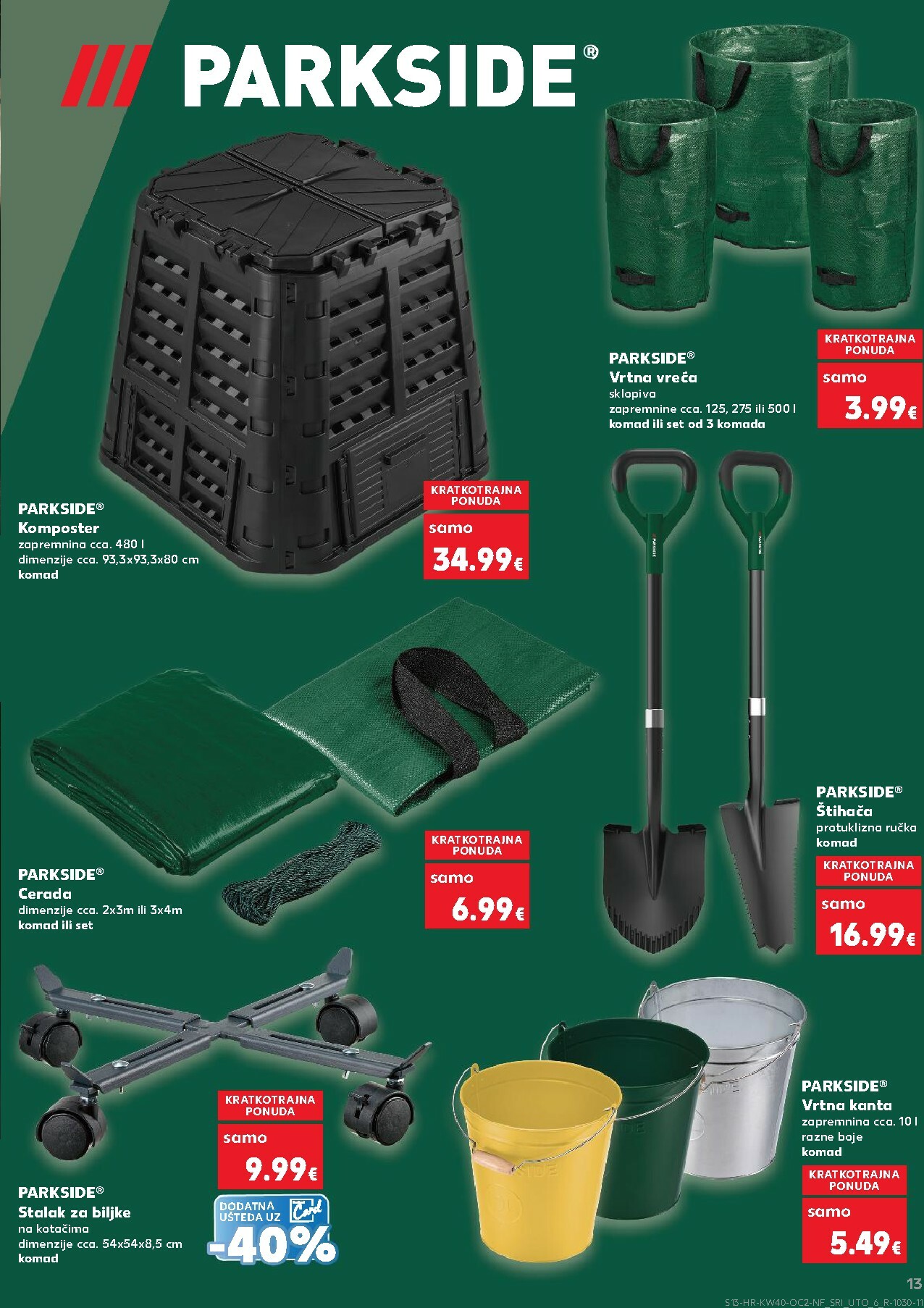 kaufland - Prelistajte katalog Kaufland - Neprehrambenih proizvoda, vrijedi od 01.10. do 07.10. - page: 13