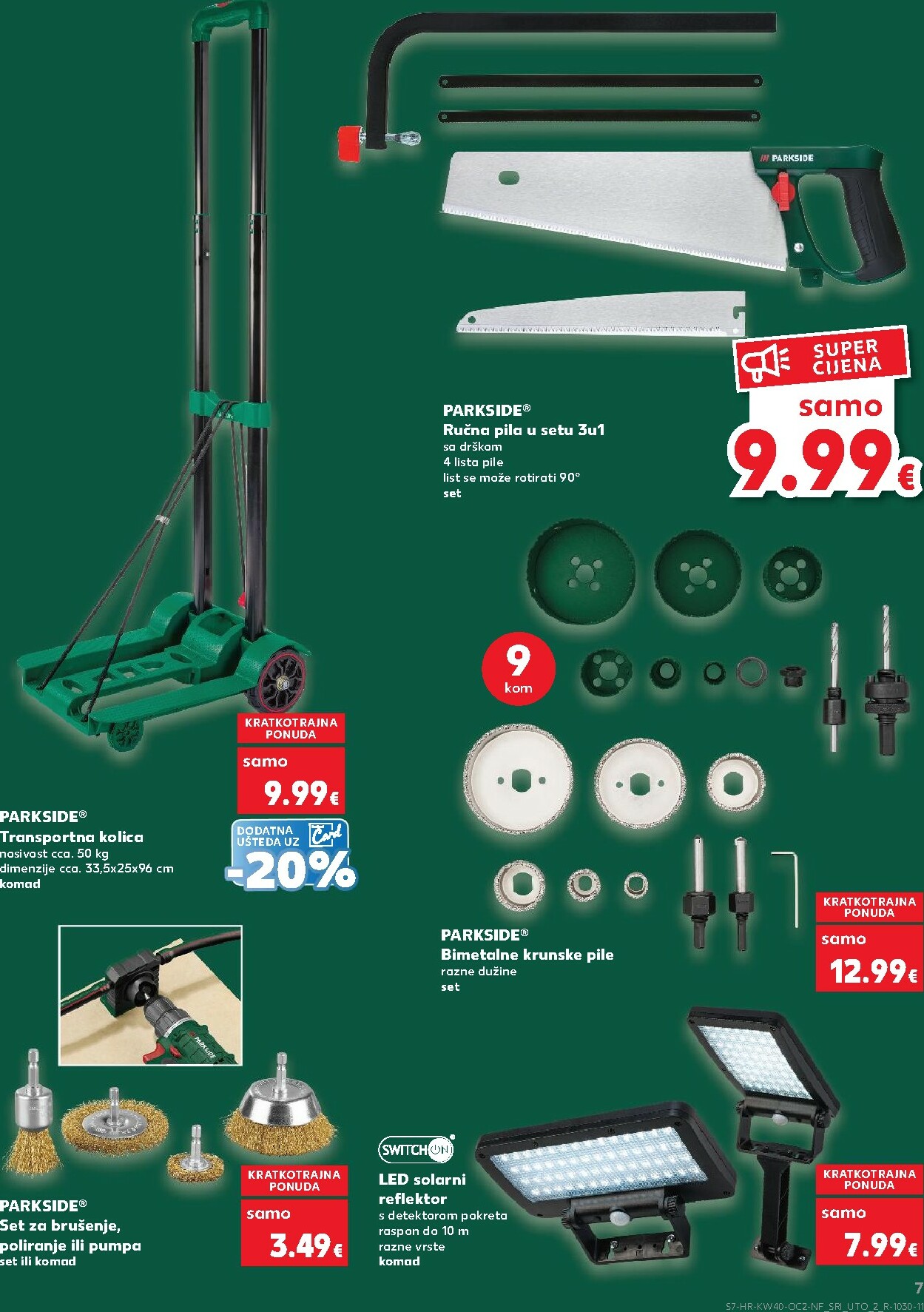 kaufland - Prelistajte katalog Kaufland - Neprehrambenih proizvoda, vrijedi od 01.10. do 07.10. - page: 7