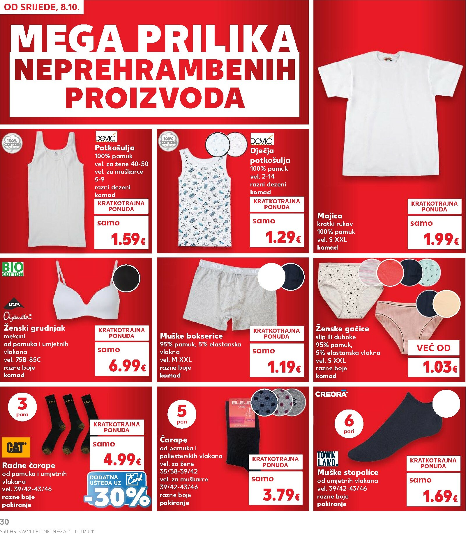 kaufland - Prelistajte katalog Kaufland, vrijedi od 08.10. do 14.10. - page: 30