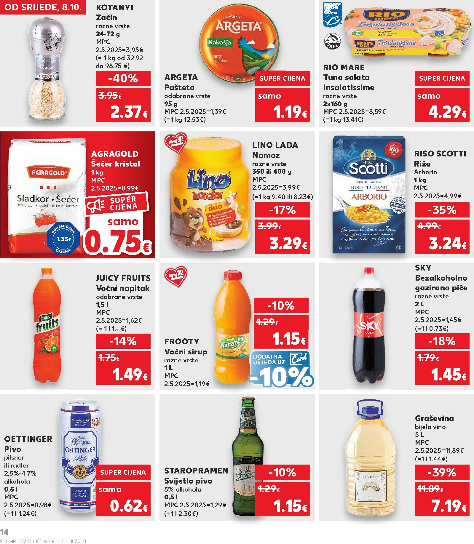 kaufland - Prelistajte katalog Kaufland, vrijedi od 08.10. do 14.10. - page: 14