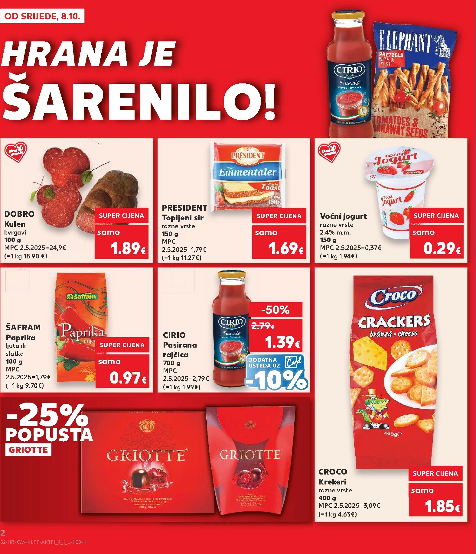 kaufland - Prelistajte katalog Kaufland, vrijedi od 08.10. do 14.10. - page: 2