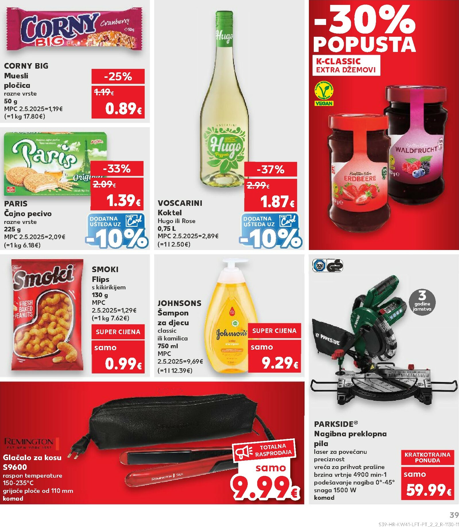 kaufland - Prelistajte katalog Kaufland, vrijedi od 08.10. do 14.10. - page: 39