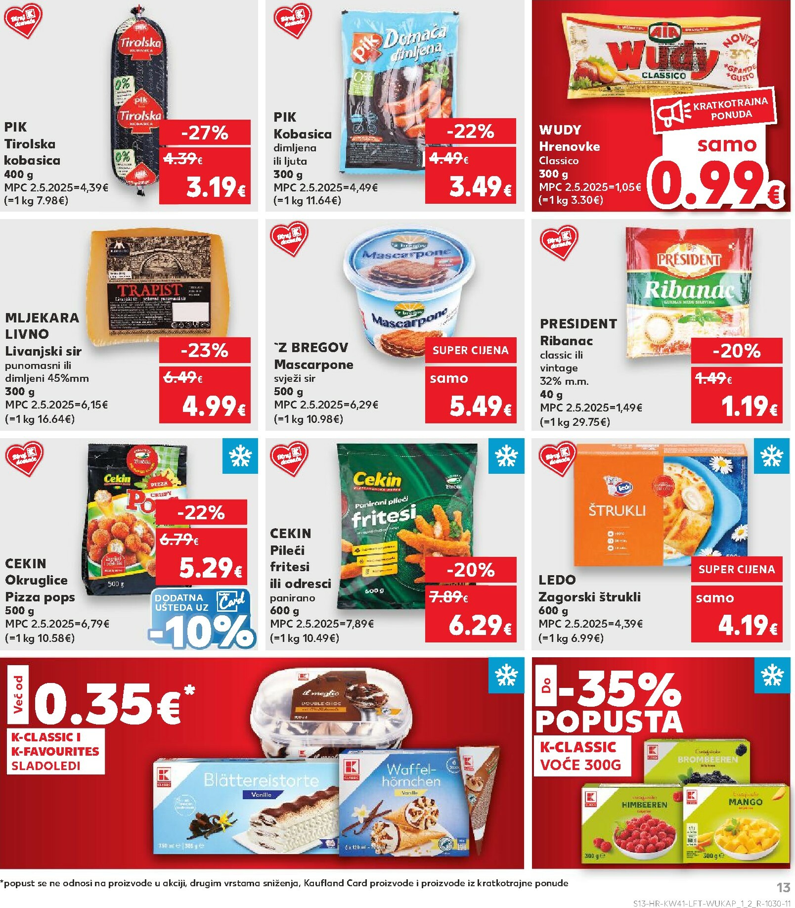 kaufland - Prelistajte katalog Kaufland, vrijedi od 08.10. do 14.10. - page: 13