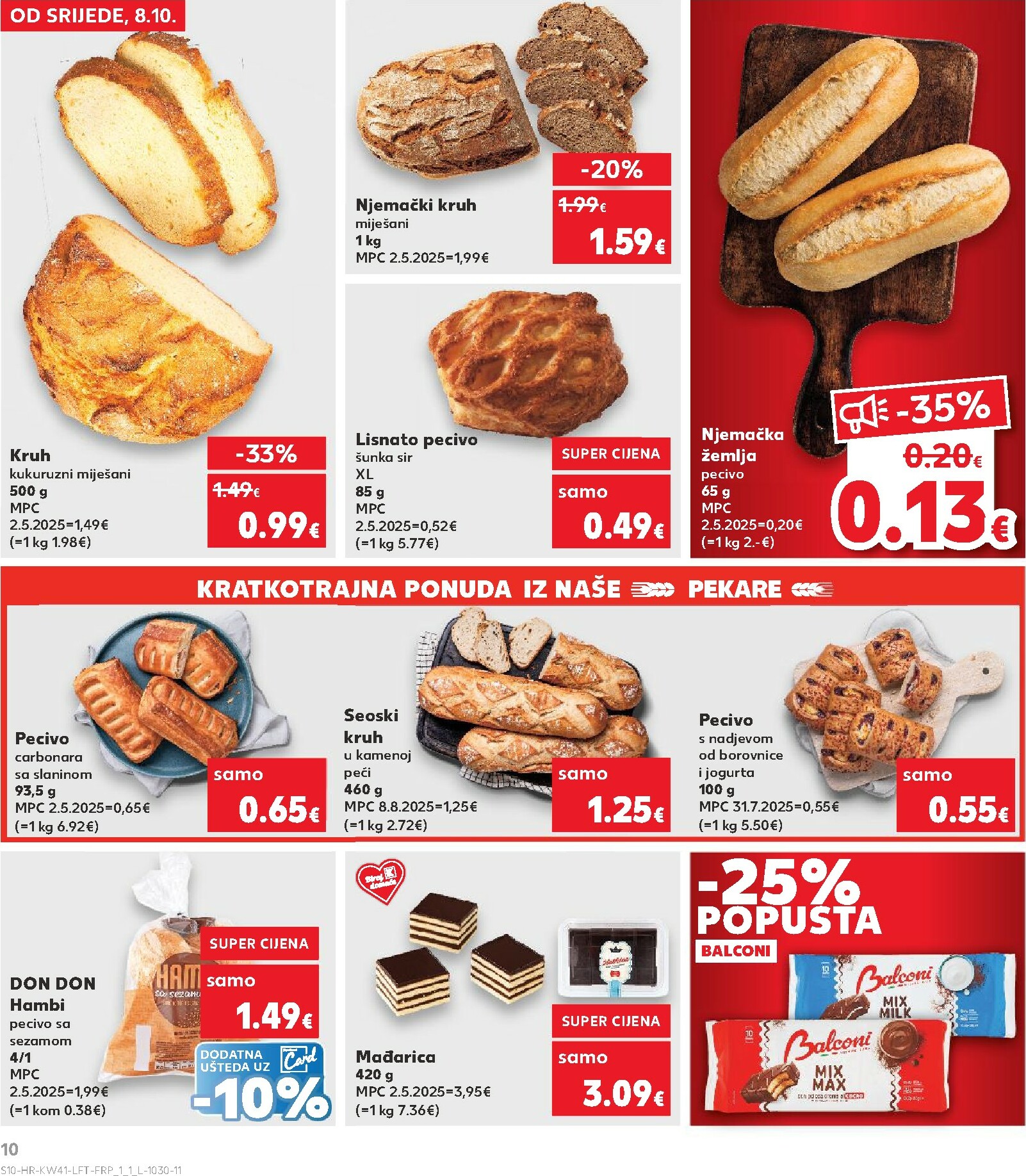 kaufland - Prelistajte katalog Kaufland, vrijedi od 08.10. do 14.10. - page: 10