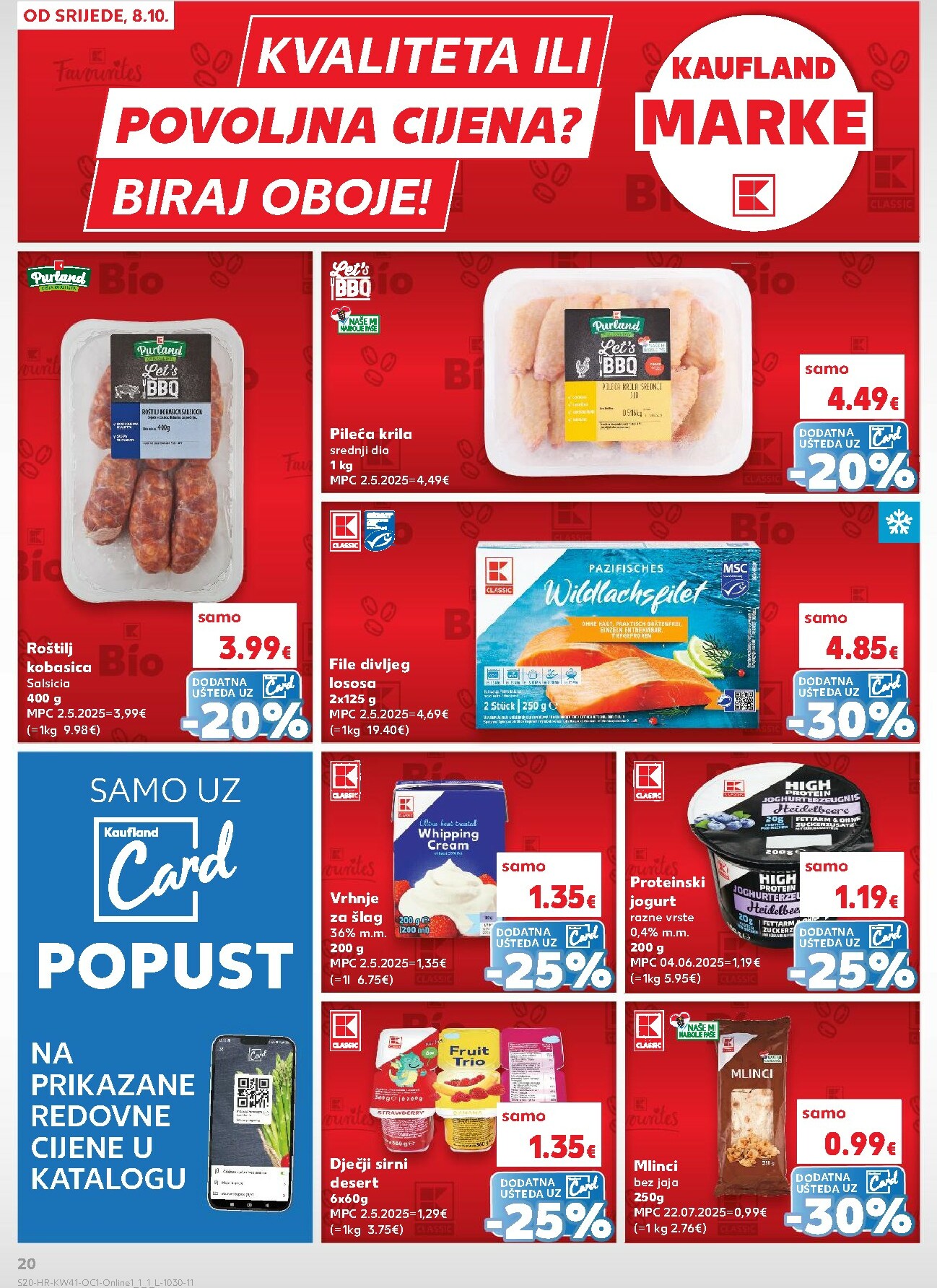 kaufland - Prelistajte katalog Kaufland - Želiš još bogatiju ponudu, vrijedi od 08.10. do 14.10. - page: 20