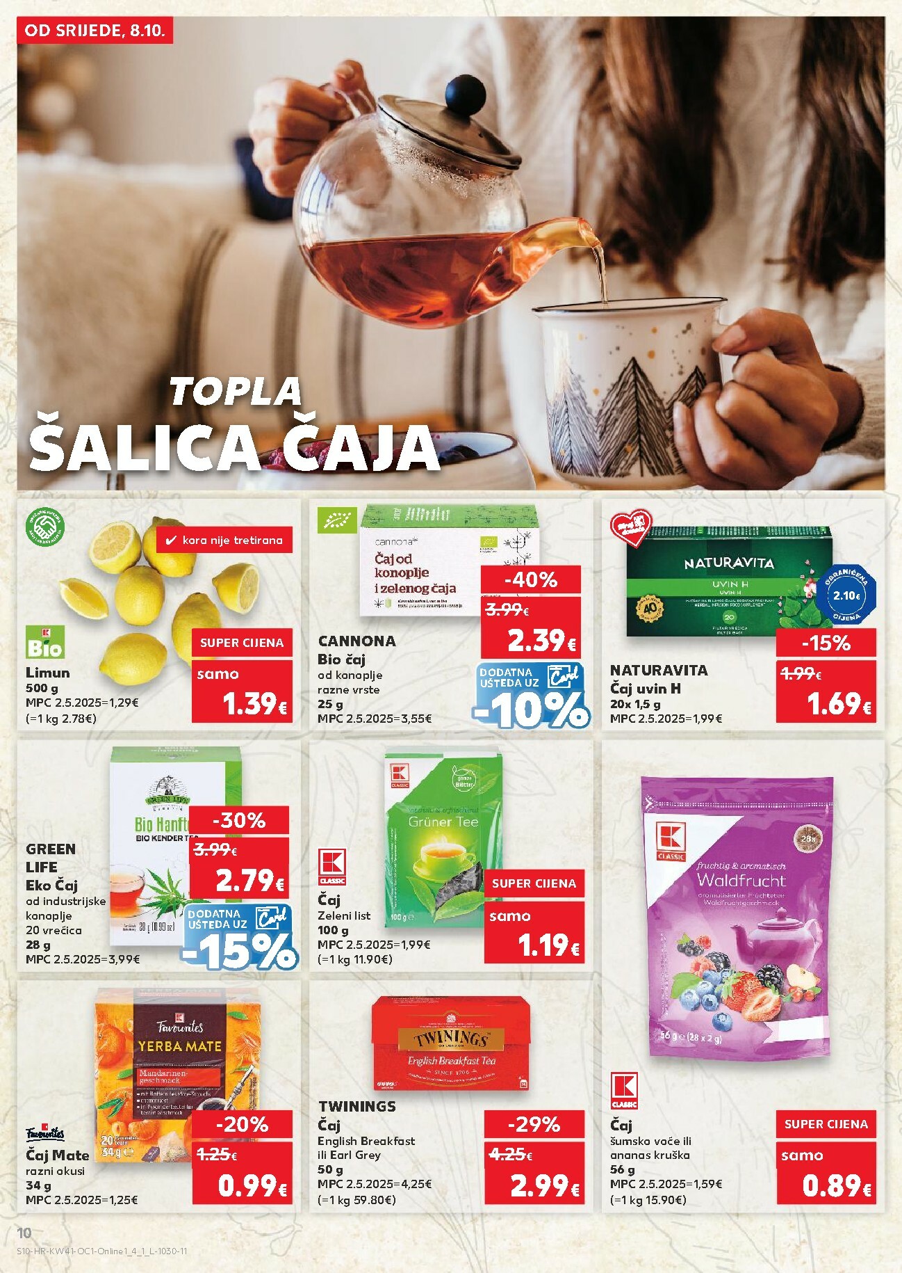 kaufland - Prelistajte katalog Kaufland - Želiš još bogatiju ponudu, vrijedi od 08.10. do 14.10. - page: 10