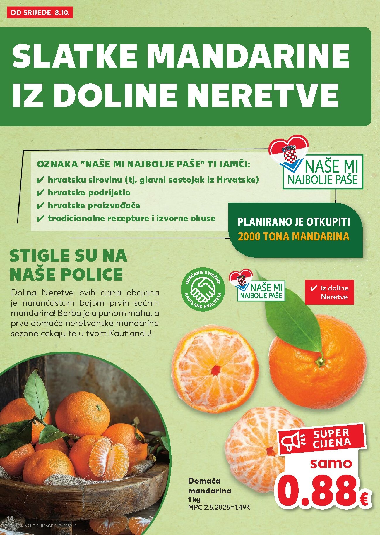 kaufland - Prelistajte katalog Kaufland - Želiš još bogatiju ponudu, vrijedi od 08.10. do 14.10. - page: 14
