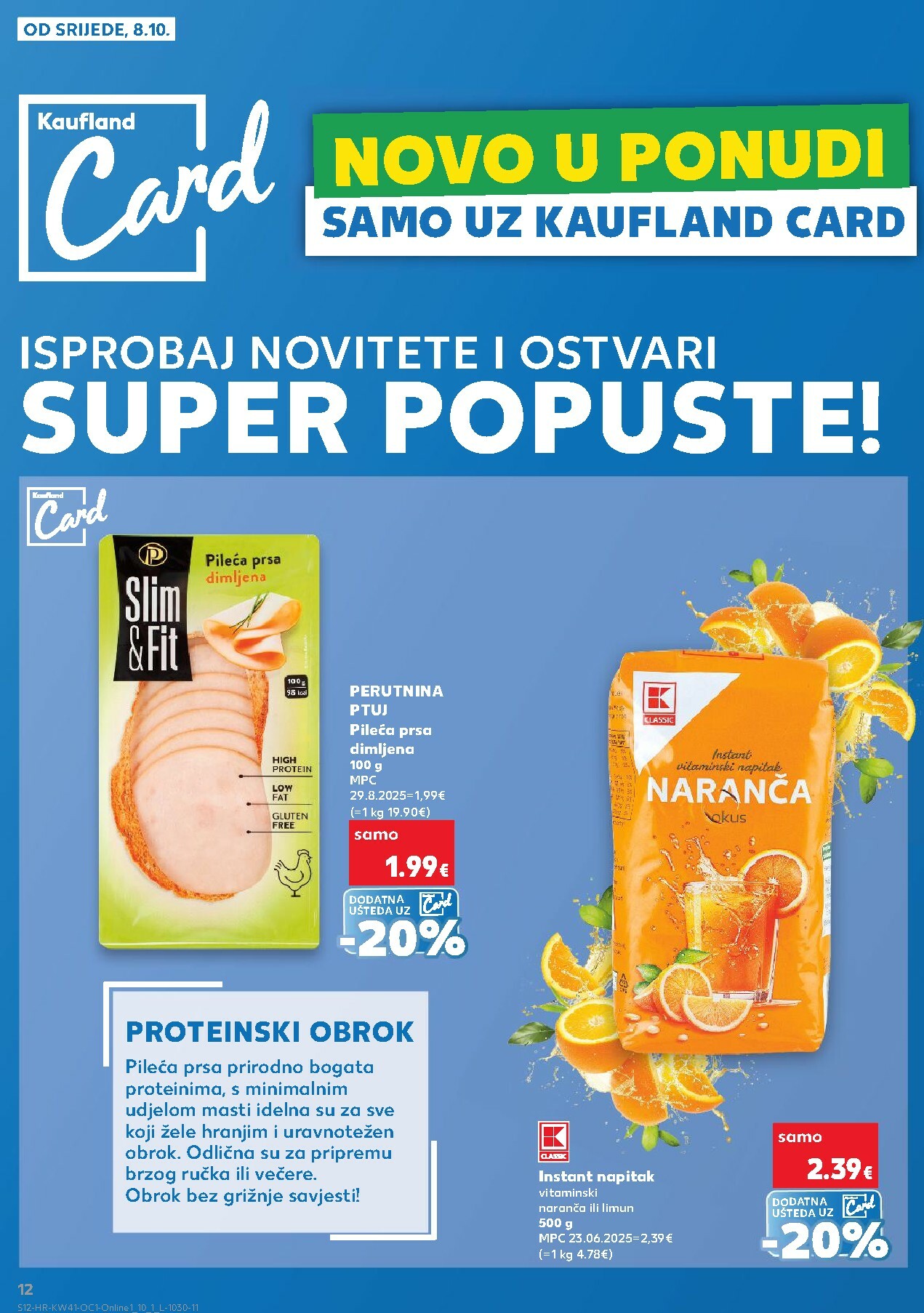 kaufland - Prelistajte katalog Kaufland - Želiš još bogatiju ponudu, vrijedi od 08.10. do 14.10. - page: 12